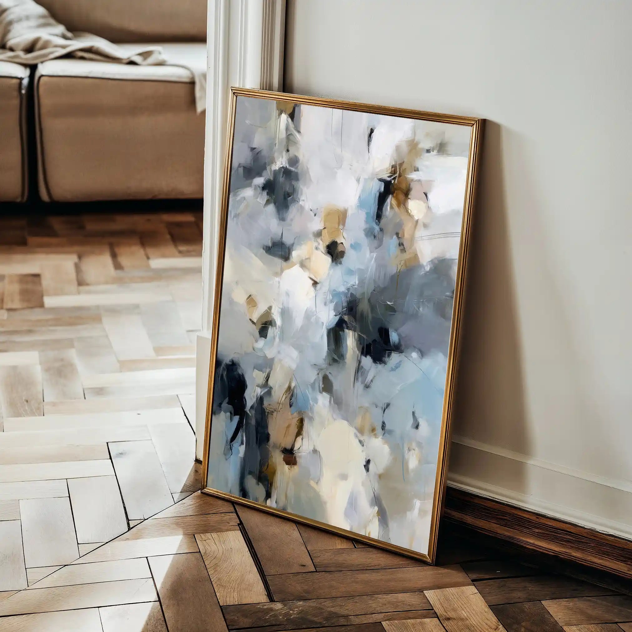 Abstract 1804 Canvas Art 60 x 40 cm / Stretched on hidden frame
