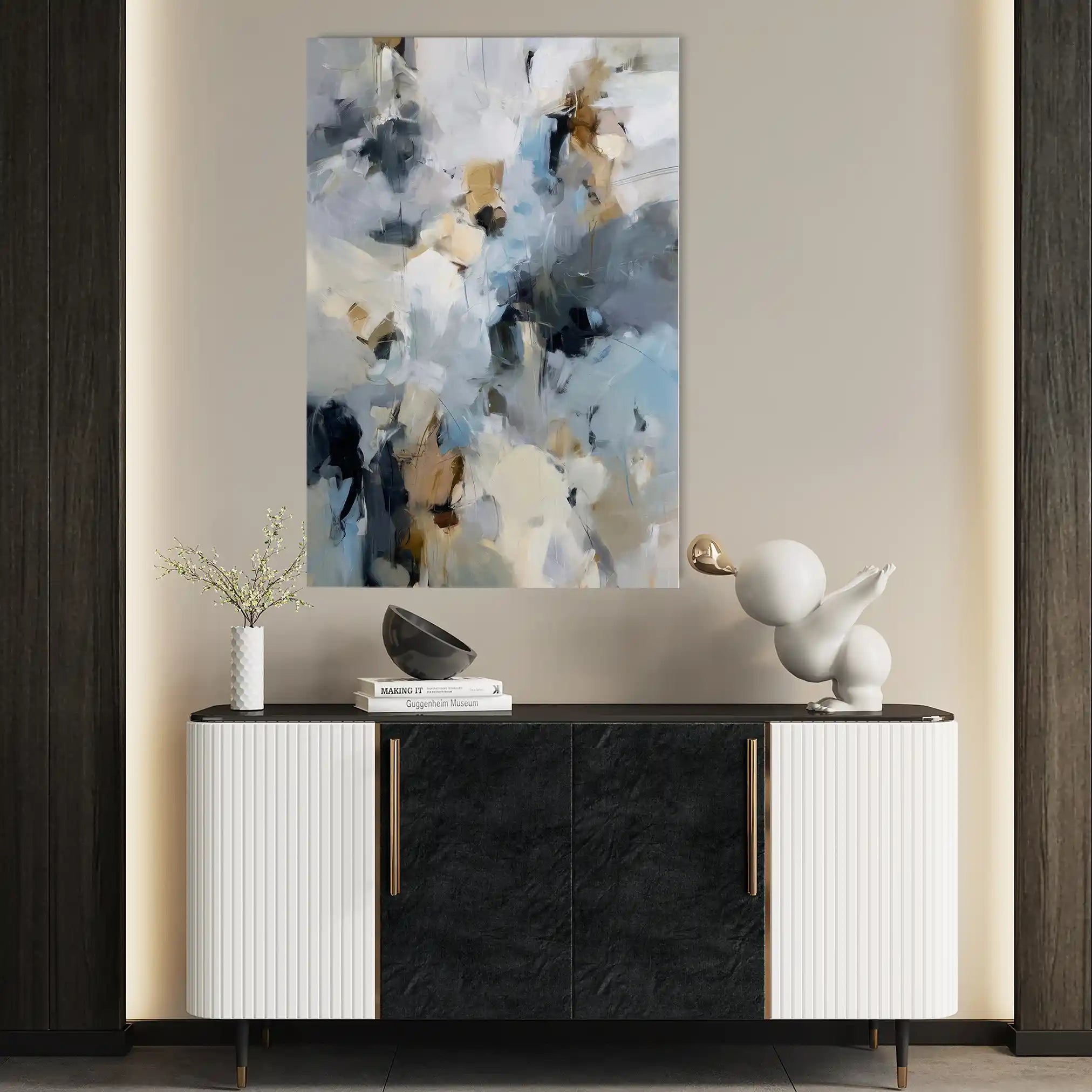 Abstract 1804 Canvas Art 60 x 40 cm / Stretched on hidden frame