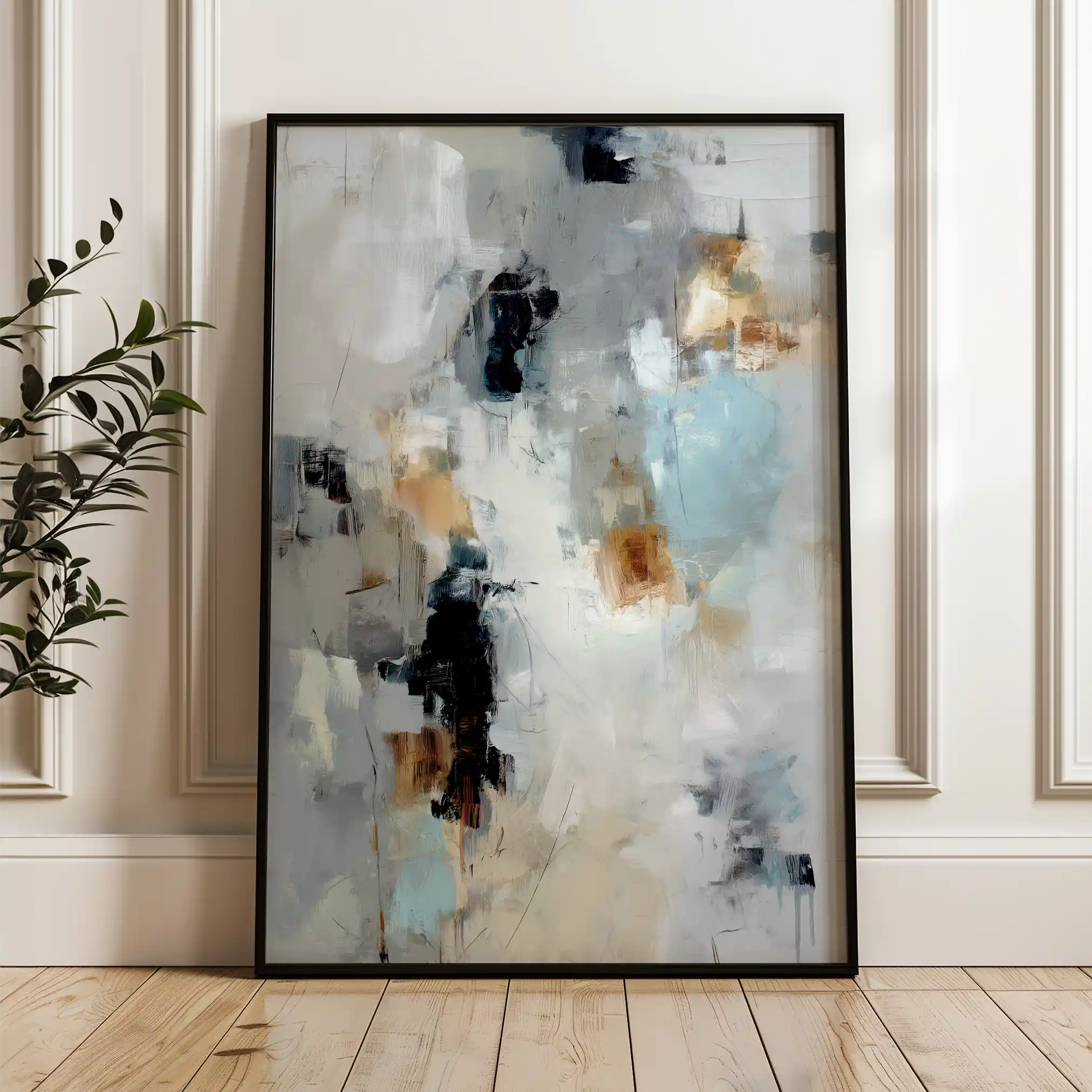 Abstract 1805 Canvas Art 60 x 40 cm / Stretched on hidden frame