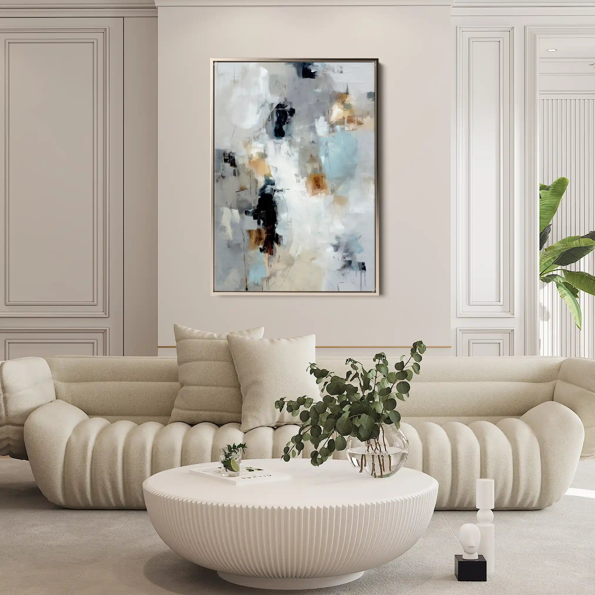 Abstract 1805 Canvas Art 60 x 40 cm / Stretched on hidden frame