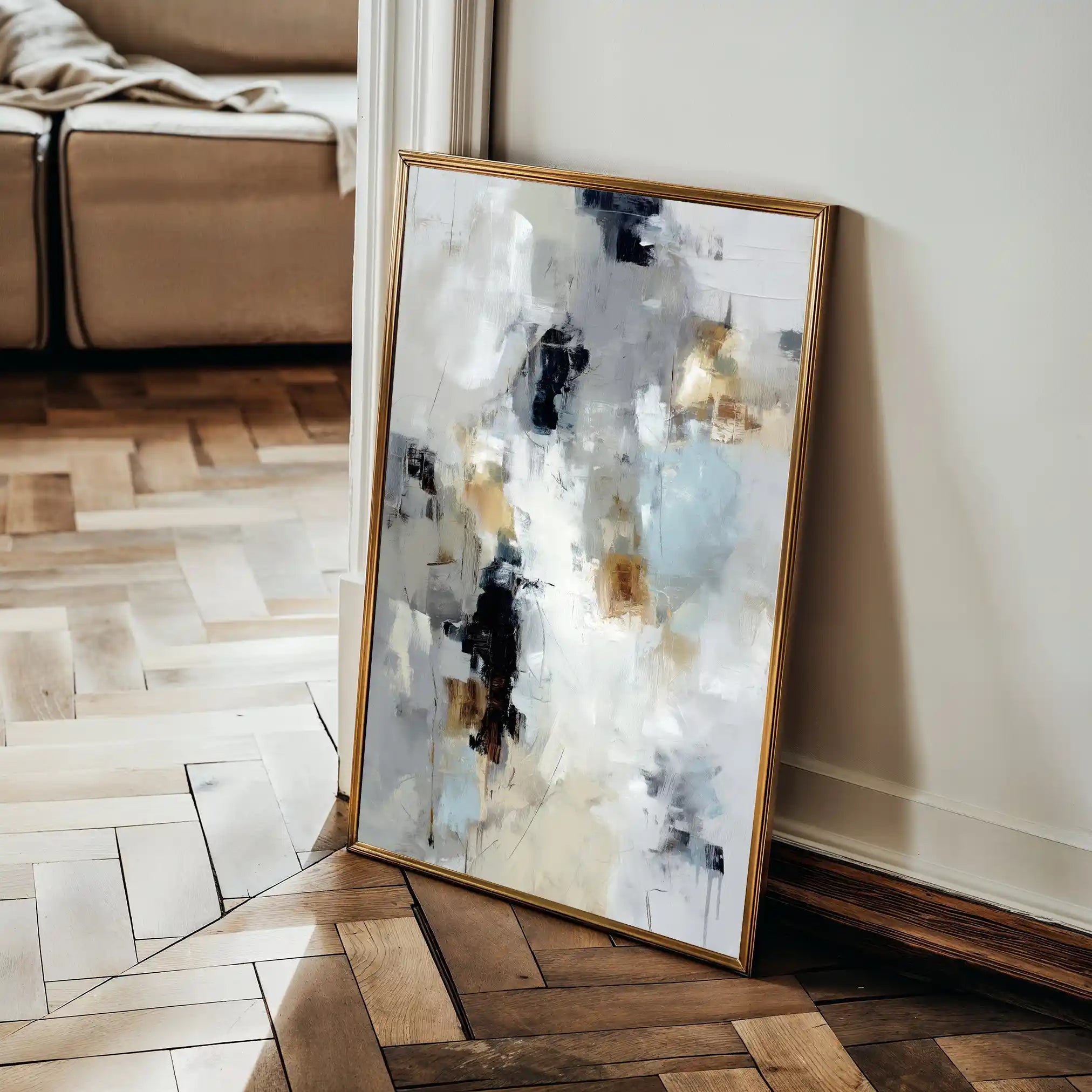 Abstract 1805 Canvas Art 60 x 40 cm / Stretched on hidden frame
