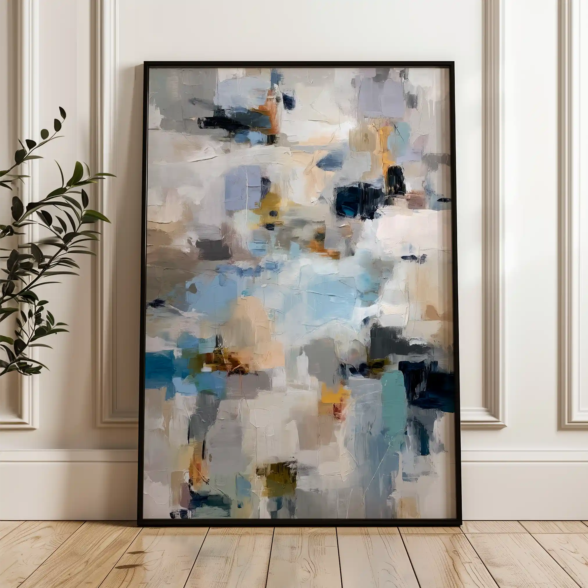 Abstract 1806 Canvas Art 60 x 40 cm / Stretched on hidden frame