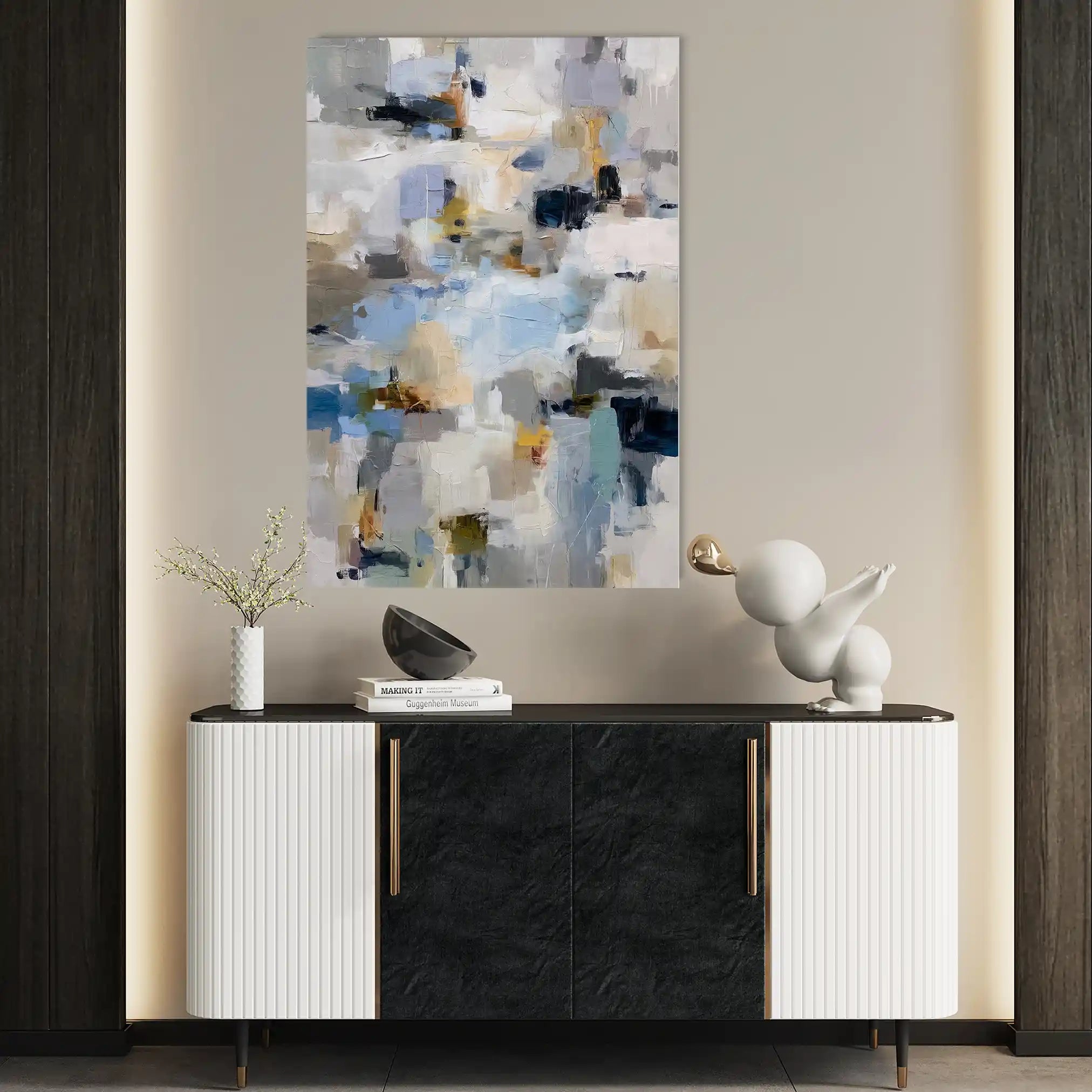 Abstract 1806 Canvas Art 60 x 40 cm / Stretched on hidden frame