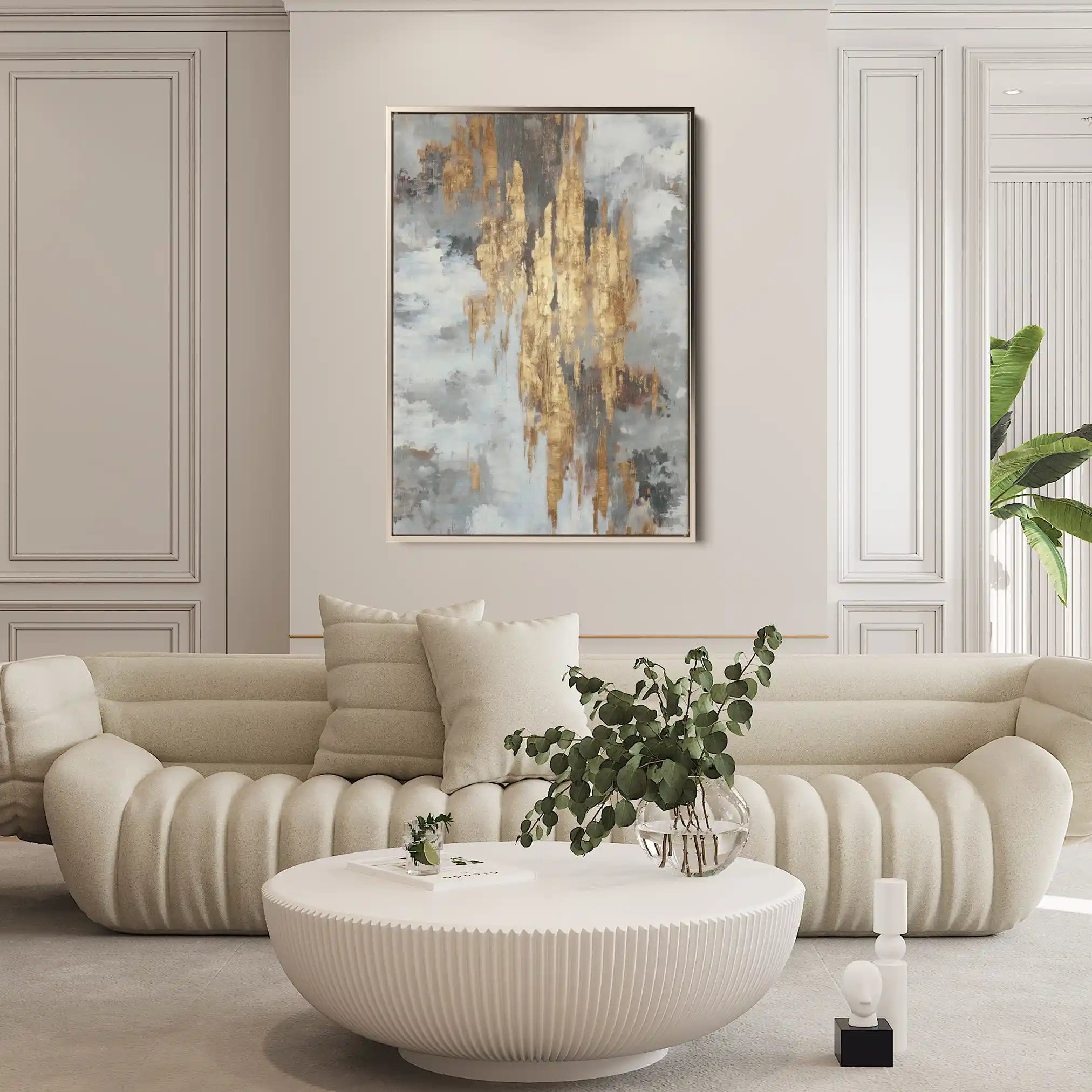 Abstract 1809 Canvas Art 60 x 40 cm / Stretched on hidden frame