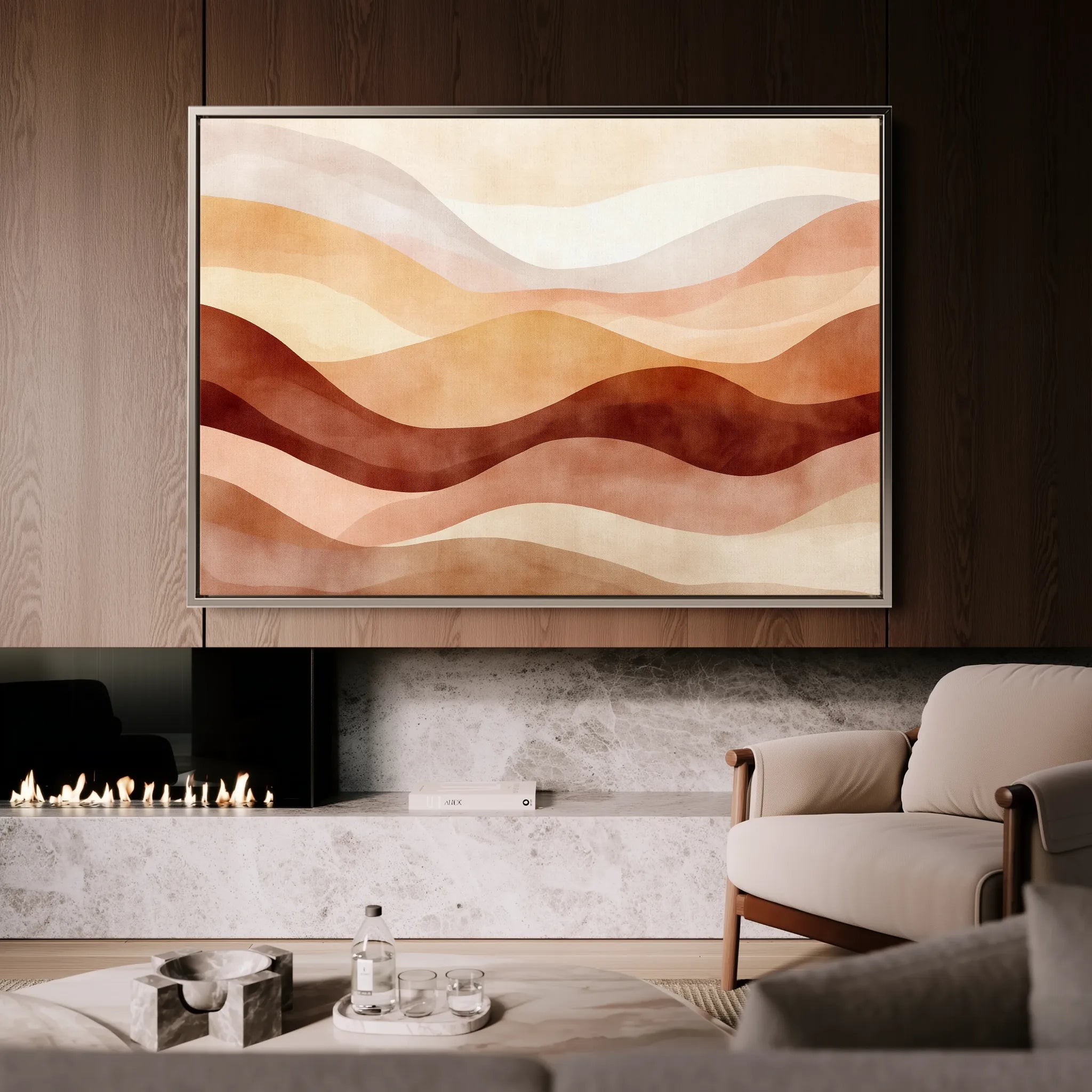Boho Canvas Wall Art WAD181-BH 90 x 60 cm / Stretched on hidden frame