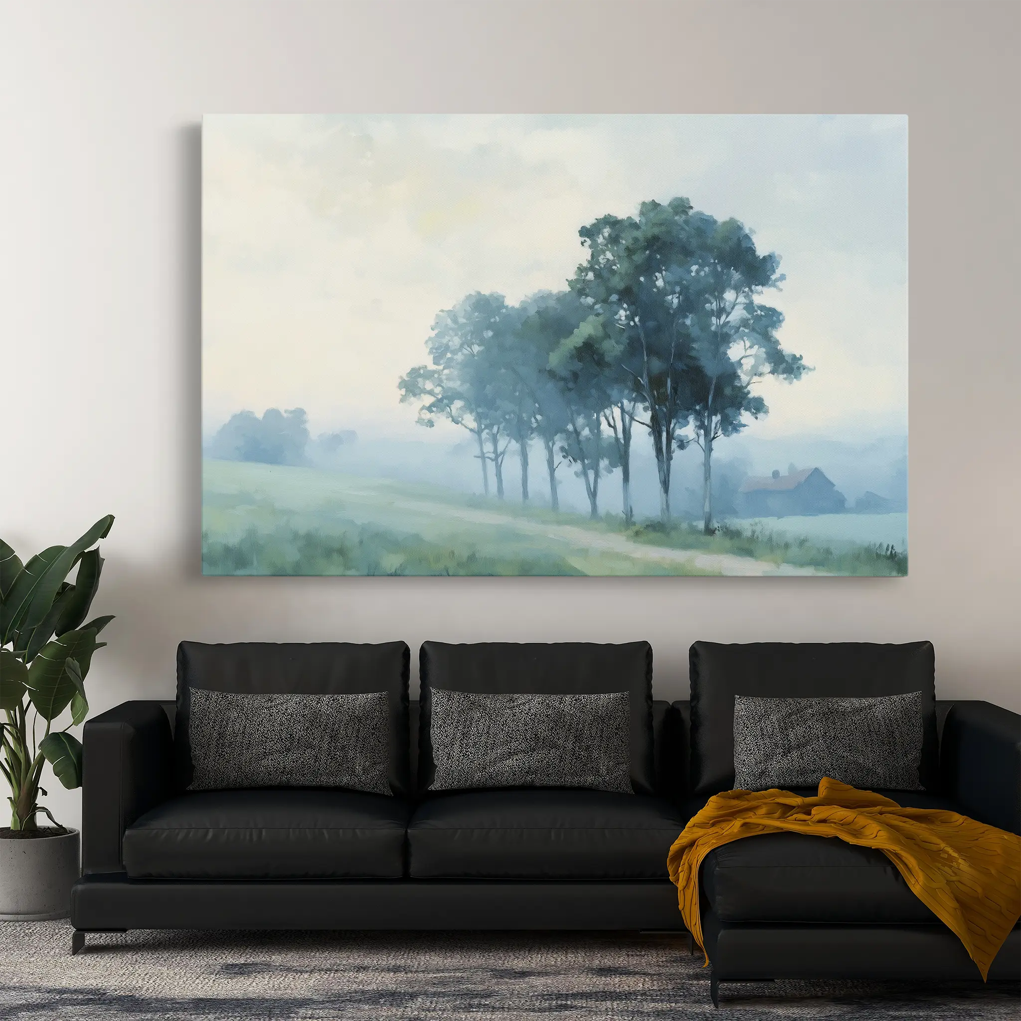 Landscape Canvas Wall Art WAD181-L 90 x 60 cm / Stretched on hidden frame