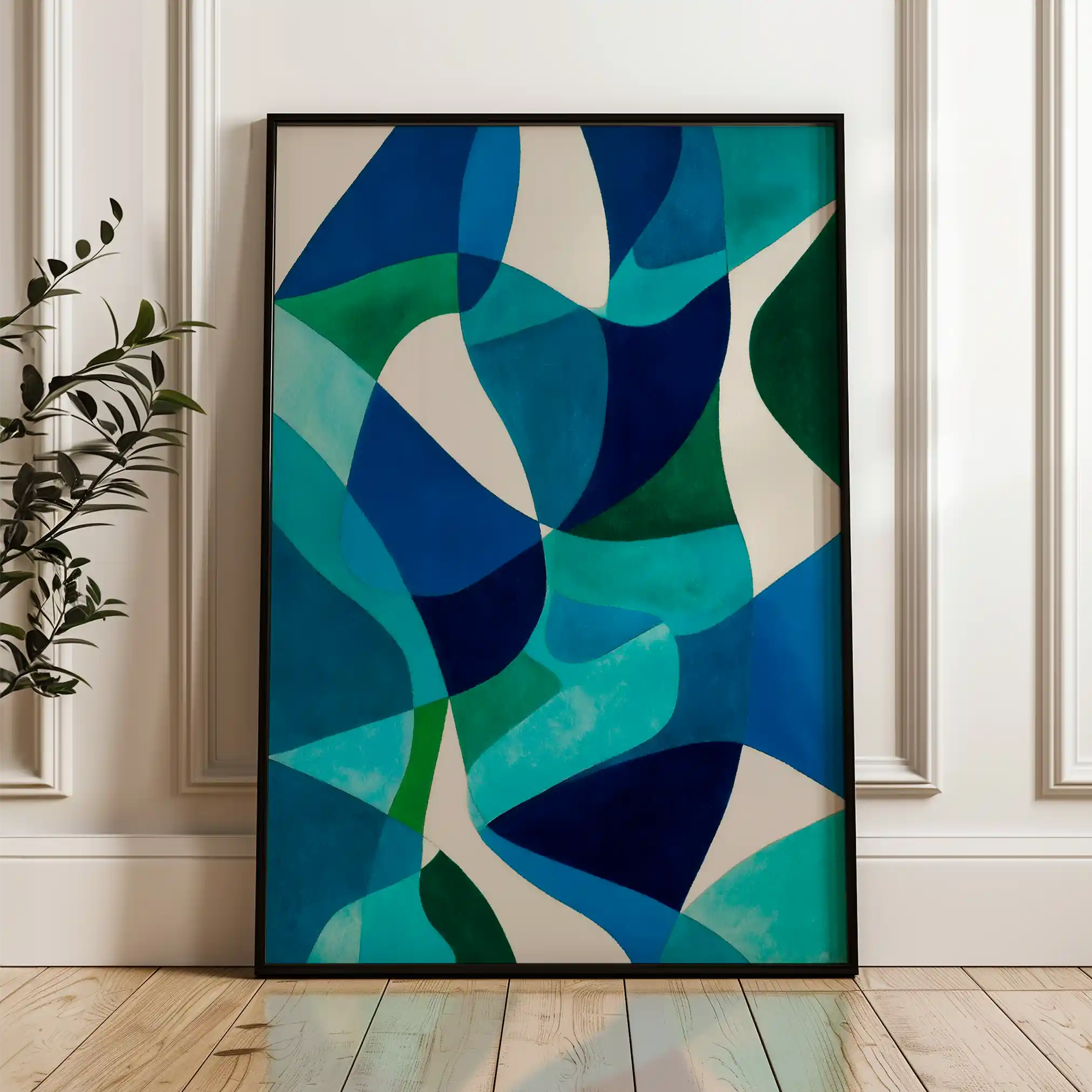Abstract 1810 Canvas Art 60 x 40 cm / Stretched on hidden frame