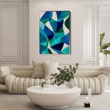 Abstract 1810 Canvas Art 60 x 40 cm / Stretched on hidden frame