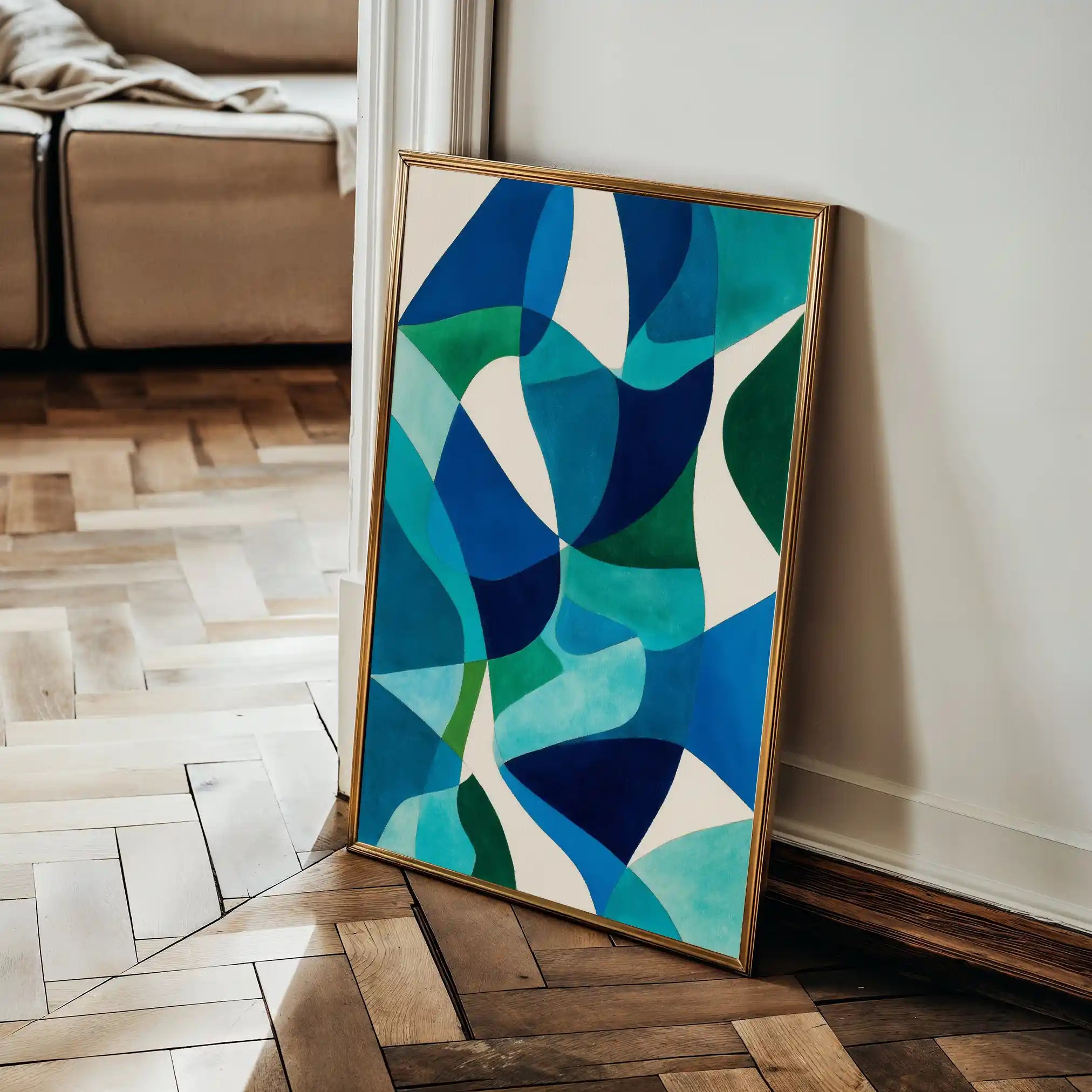 Abstract 1810 Canvas Art 60 x 40 cm / Stretched on hidden frame