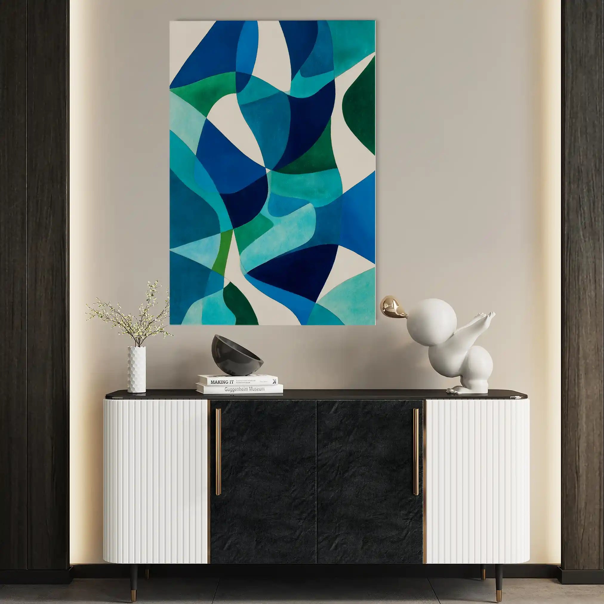 Abstract 1810 Canvas Art 60 x 40 cm / Stretched on hidden frame