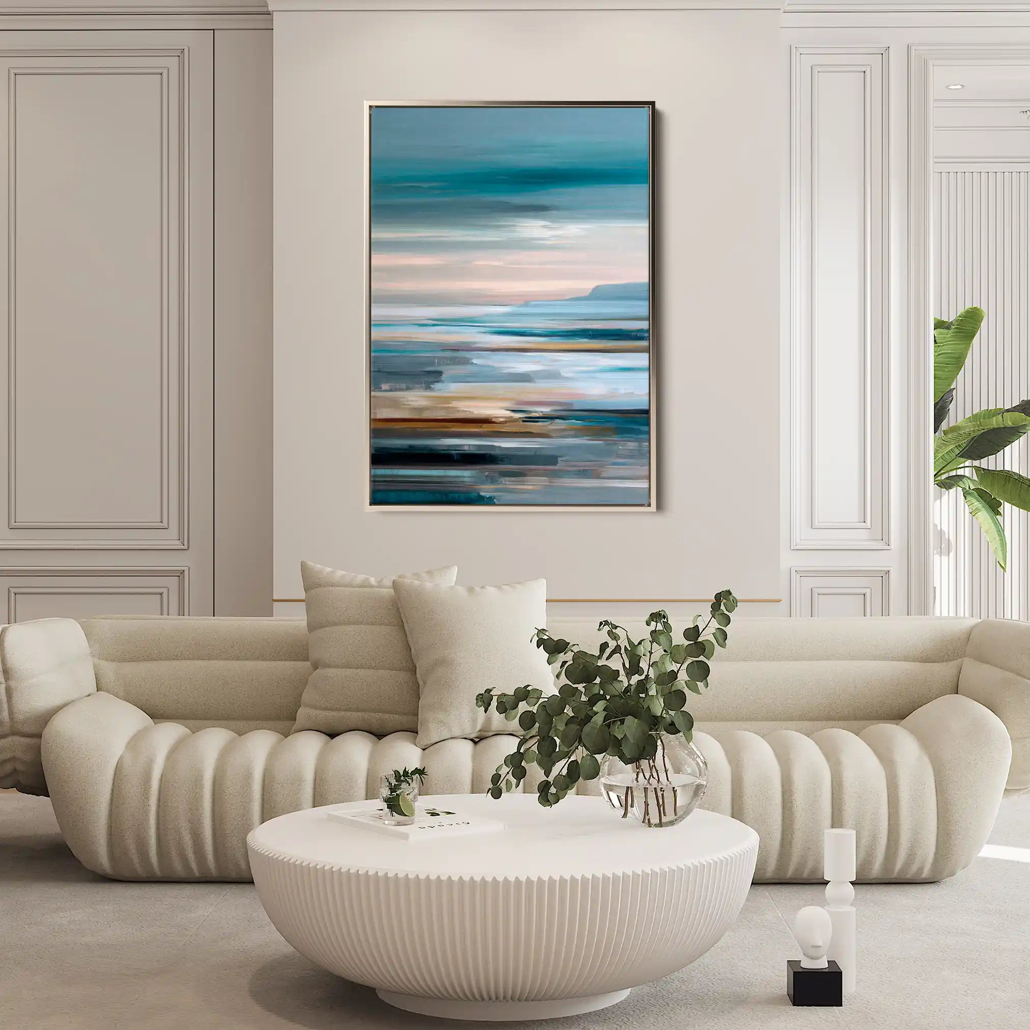Abstract 1812 Canvas Art 60 x 40 cm / Stretched on hidden frame