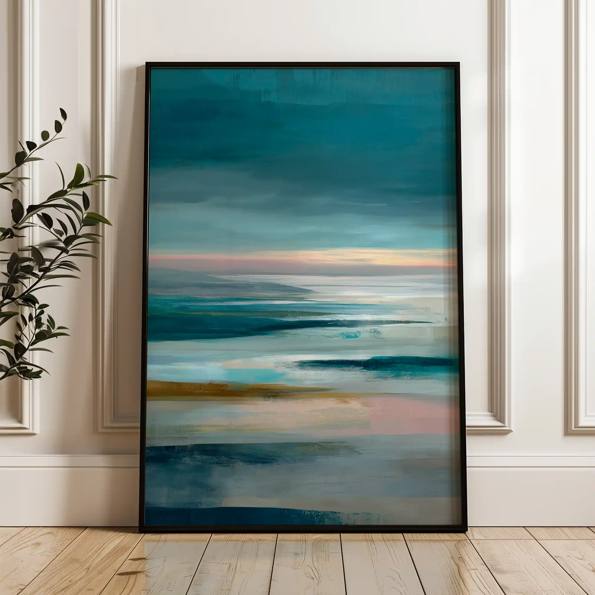Abstract 1813 Canvas Art 60 x 40 cm / Stretched on hidden frame