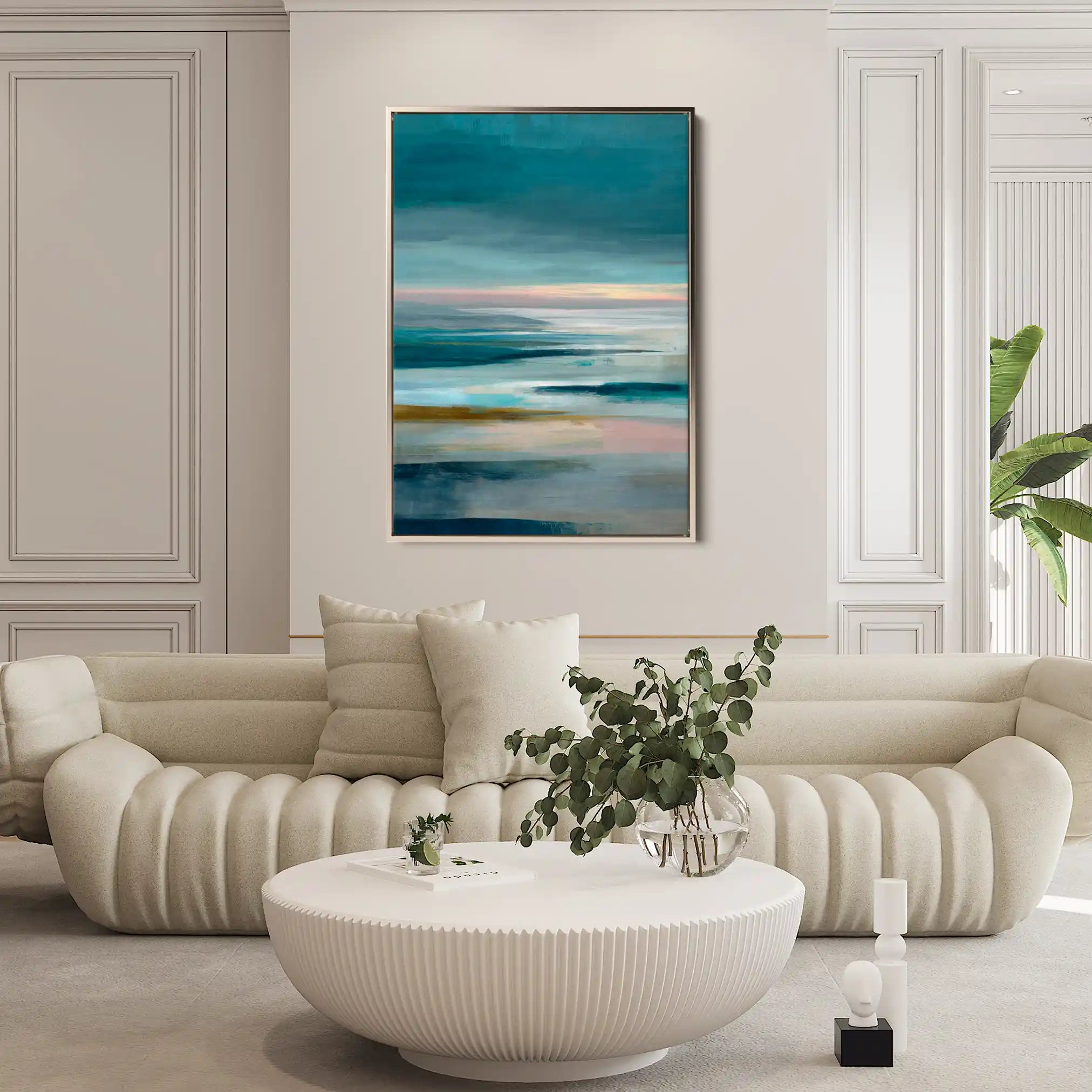 Abstract 1813 Canvas Art 60 x 40 cm / Stretched on hidden frame