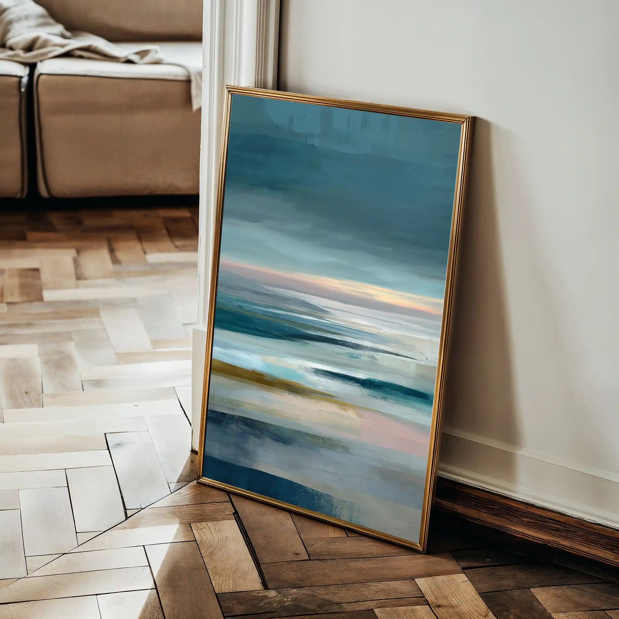 Abstract 1813 Canvas Art 60 x 40 cm / Stretched on hidden frame