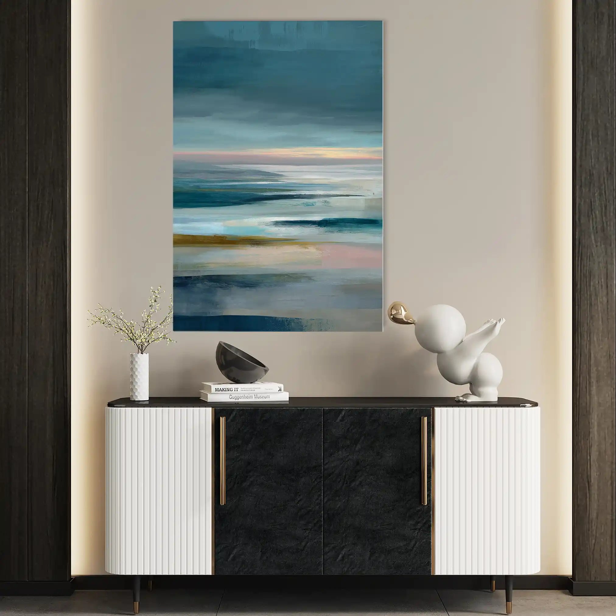 Abstract 1813 Canvas Art 60 x 40 cm / Stretched on hidden frame