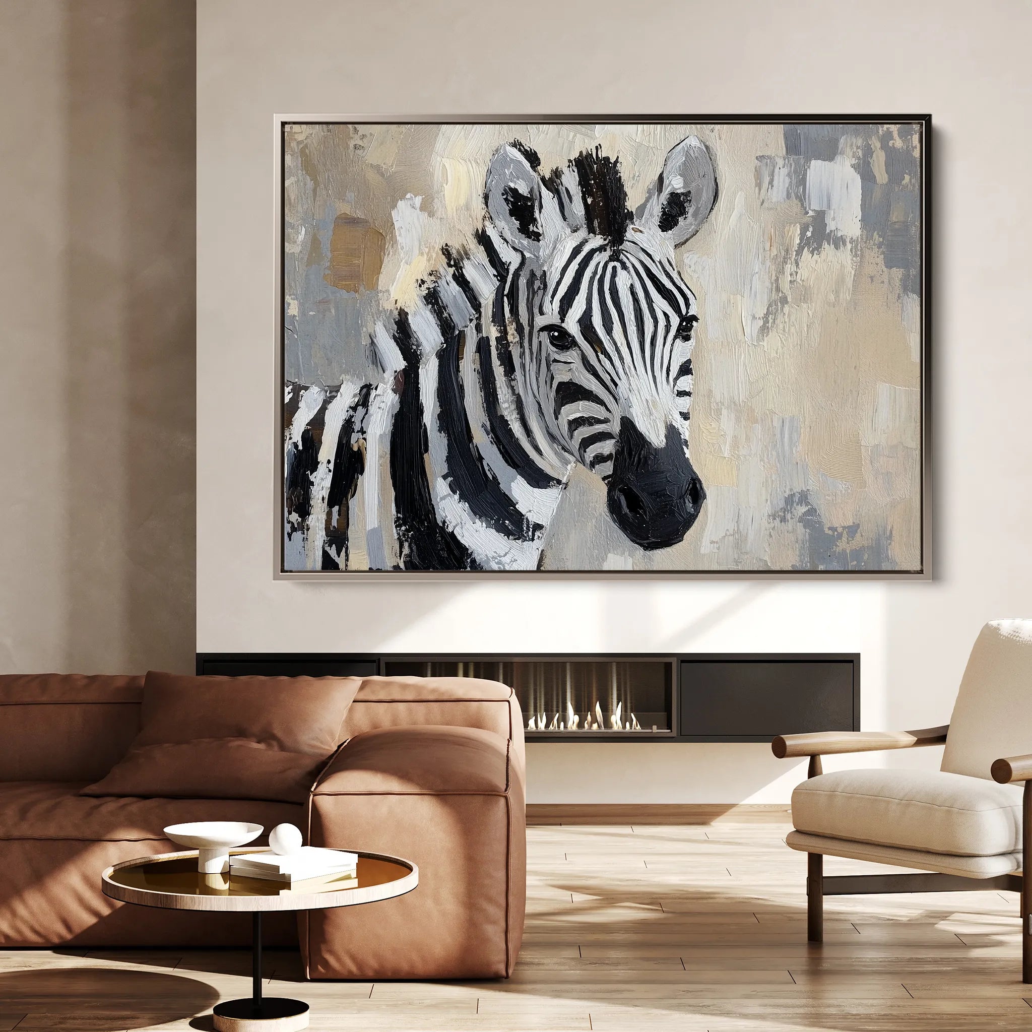 Animals Canvas Wall Art WAD182-AN 90 x 60 cm / Stretched on hidden frame