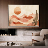 Boho 182 Canvas Art 90 x 60 cm / Stretched on hidden frame