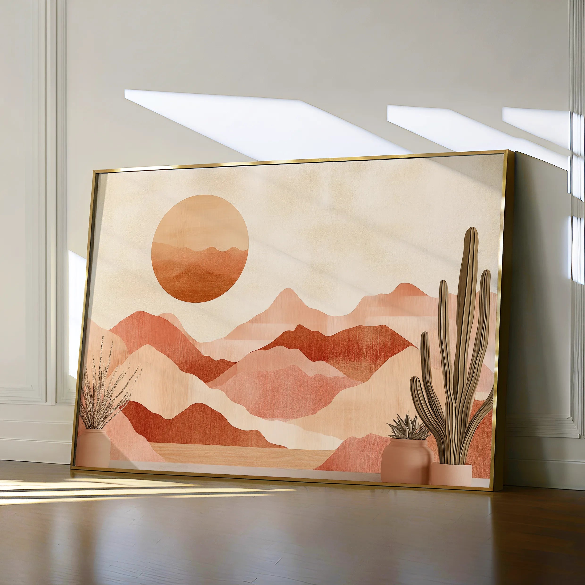 Boho Canvas Wall Art WAD182-BH 90 x 60 cm / Stretched on hidden frame