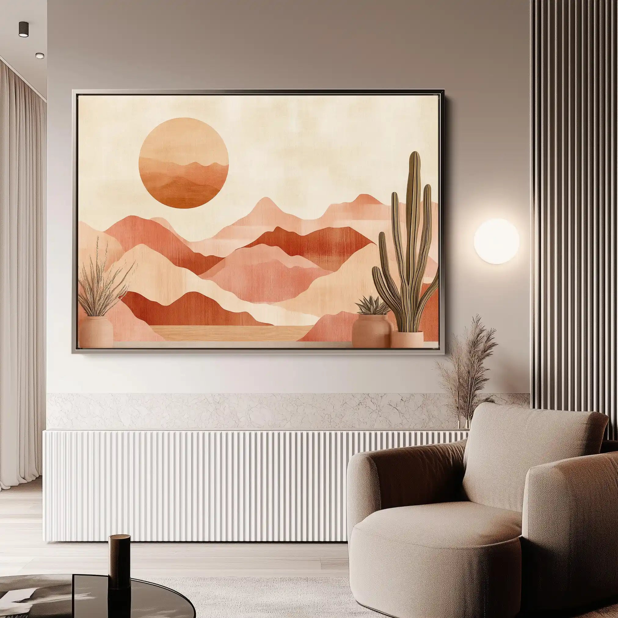 Boho 182 Canvas Art 90 x 60 cm / Stretched on hidden frame