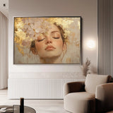 Portrait 182 Canvas Art 90 x 60 cm / Stretched on hidden frame