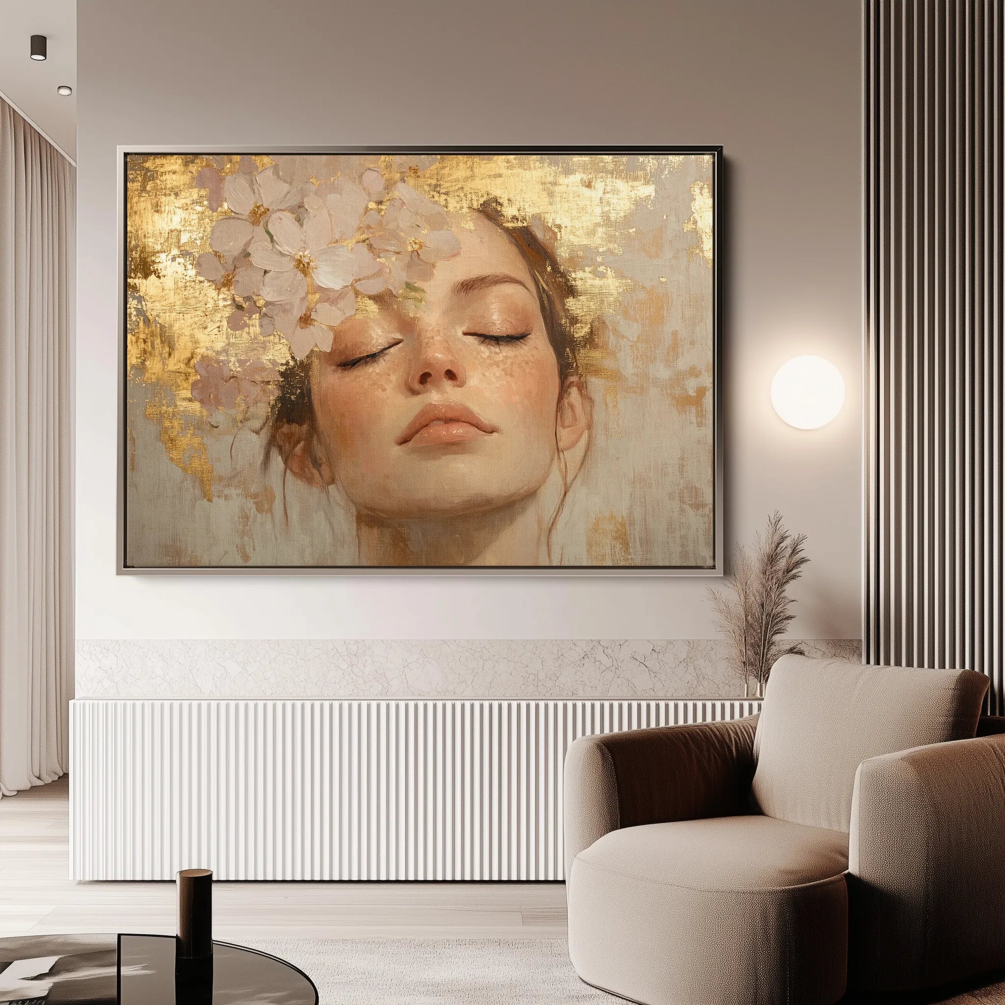 Portrait Canvas Wall Art WAD182-P 90 x 60 cm / Stretched on hidden frame