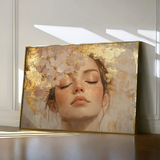 Portrait 182 Canvas Art 90 x 60 cm / Stretched on hidden frame