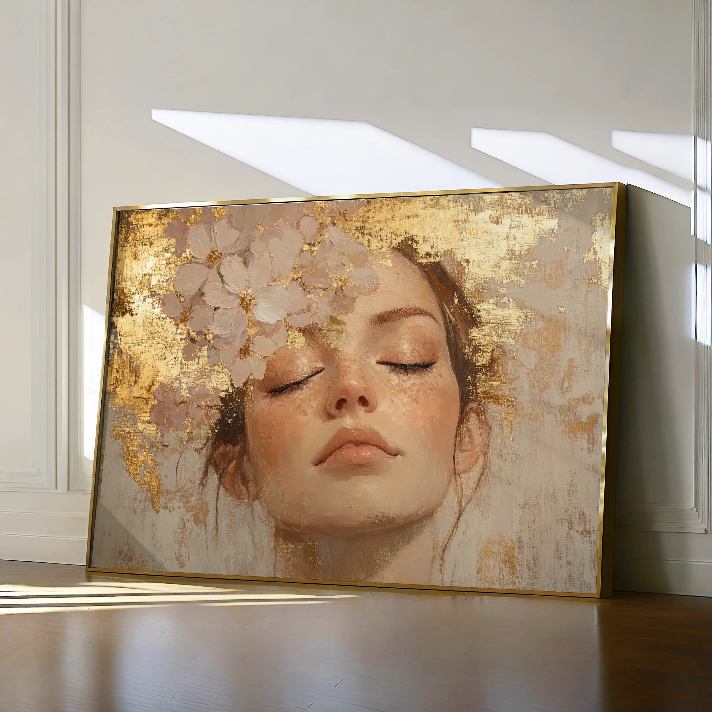 Portrait Canvas Wall Art WAD182-P 90 x 60 cm / Stretched on hidden frame