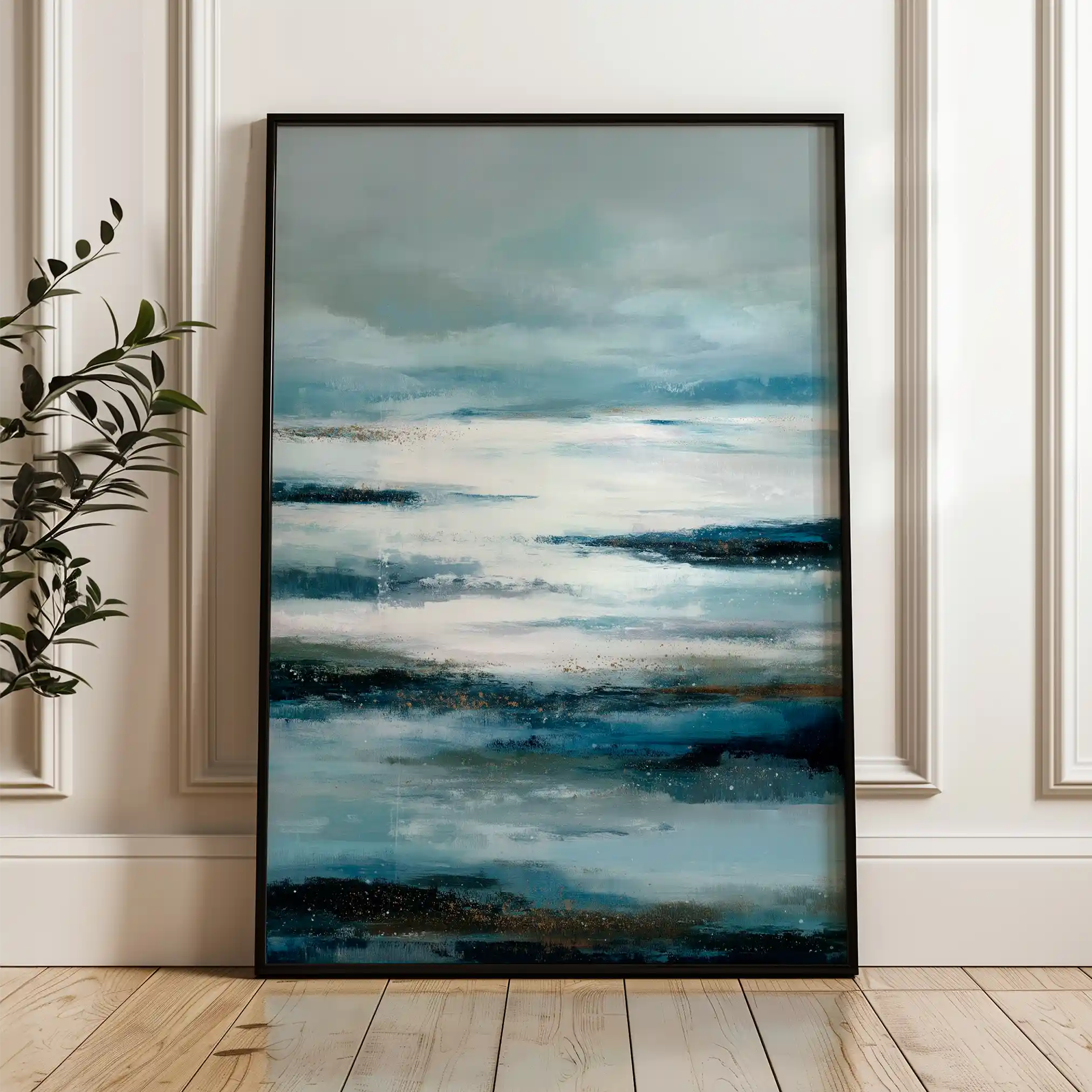 Abstract 1822 Canvas Art 60 x 40 cm / Stretched on hidden frame