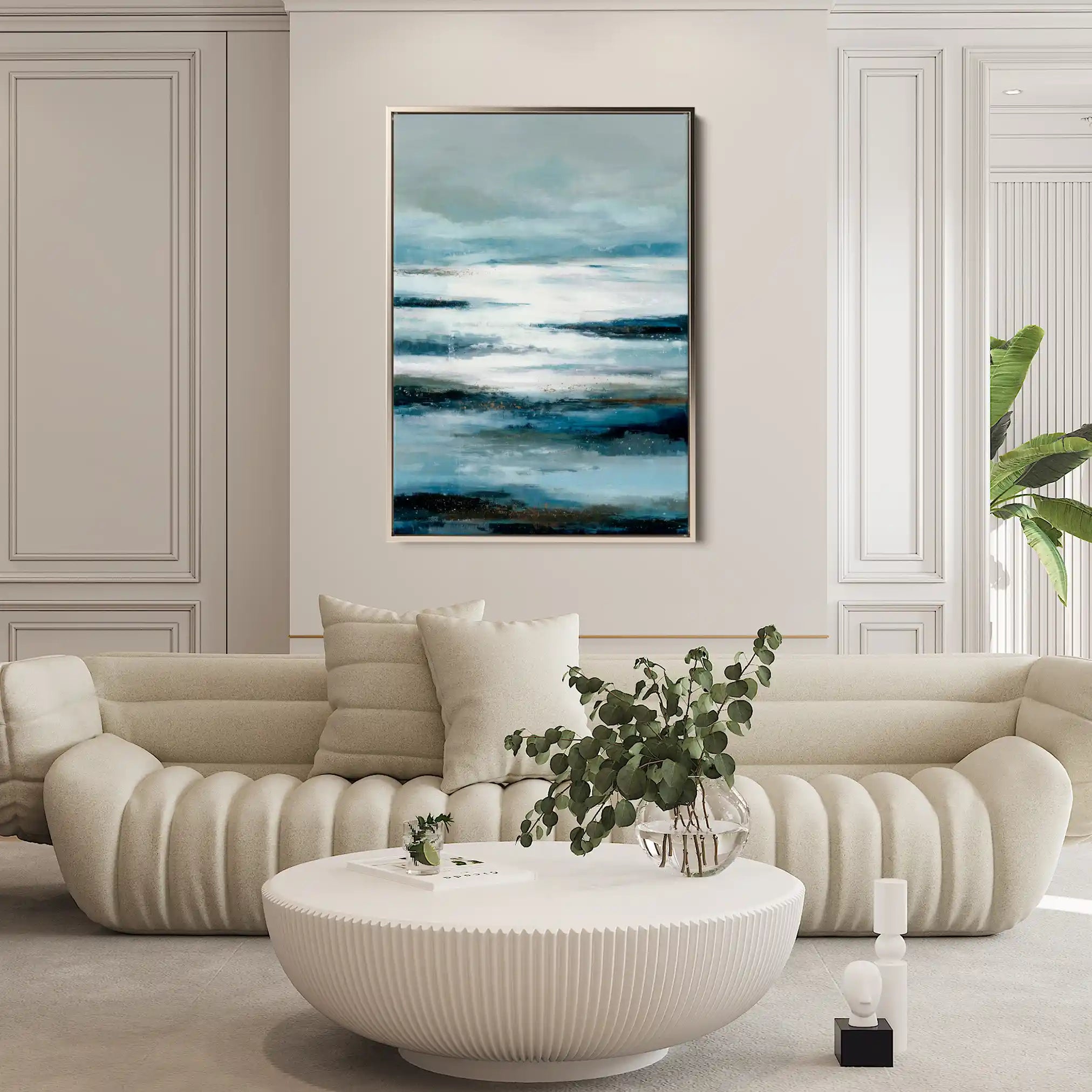 Abstract 1822 Canvas Art 60 x 40 cm / Stretched on hidden frame