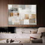 Abstract 1824 Canvas Art 60 x 40 cm / Stretched on hidden frame