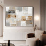 Abstract 1824 Canvas Art 60 x 40 cm / Stretched on hidden frame
