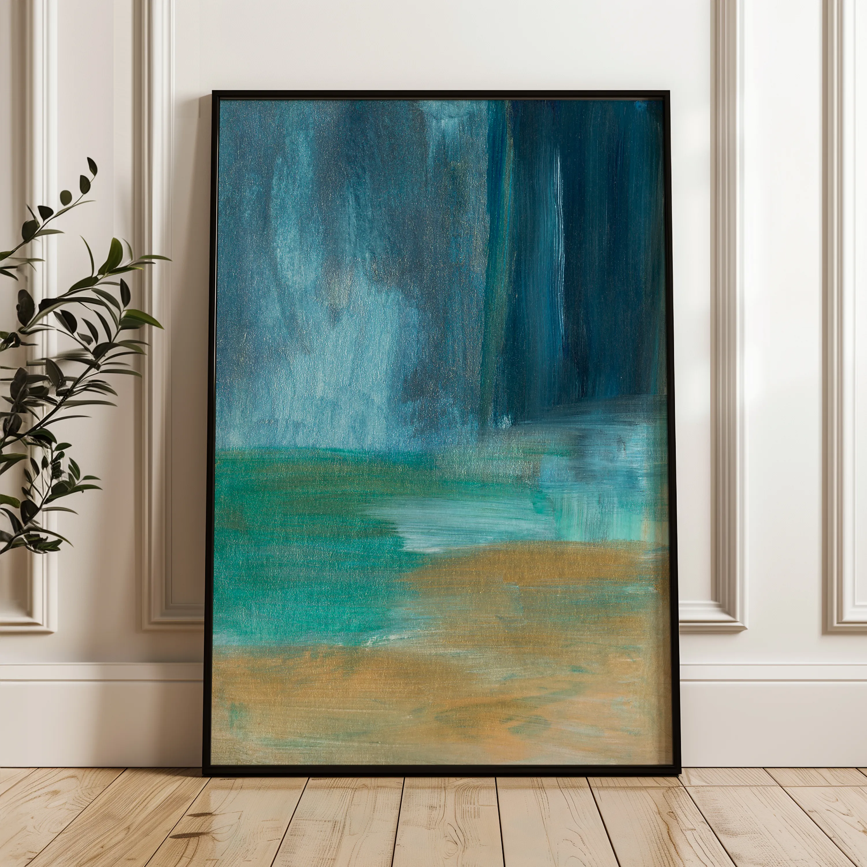 Abstract Canvas Wall Art WAD183-A 90 x 60 cm / Stretched on hidden frame
