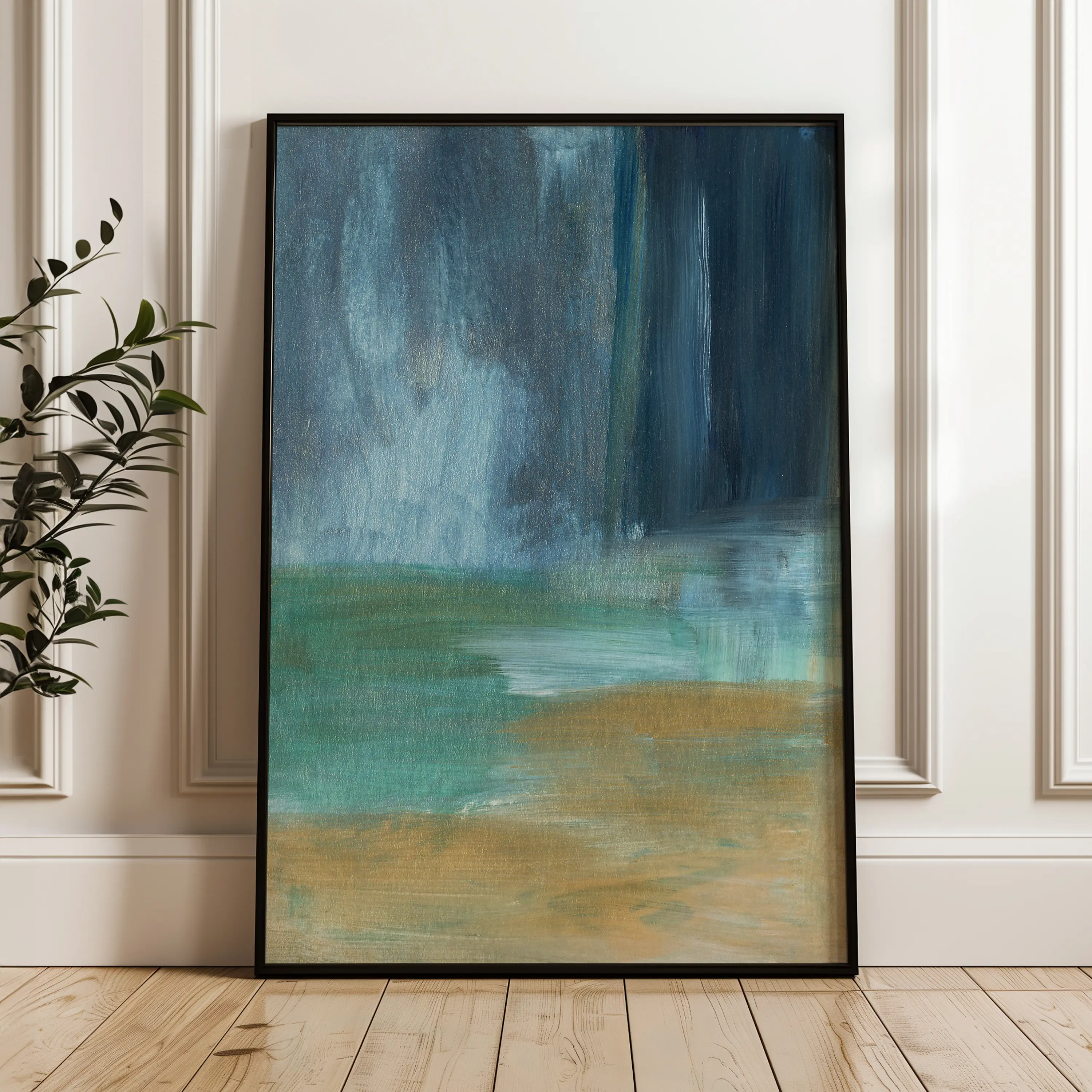 Abstract Canvas Wall Art WAD183-A 90 x 60 cm / Stretched on hidden frame