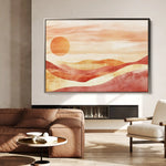 Boho 183 Canvas Art 90 x 60 cm / Stretched on hidden frame