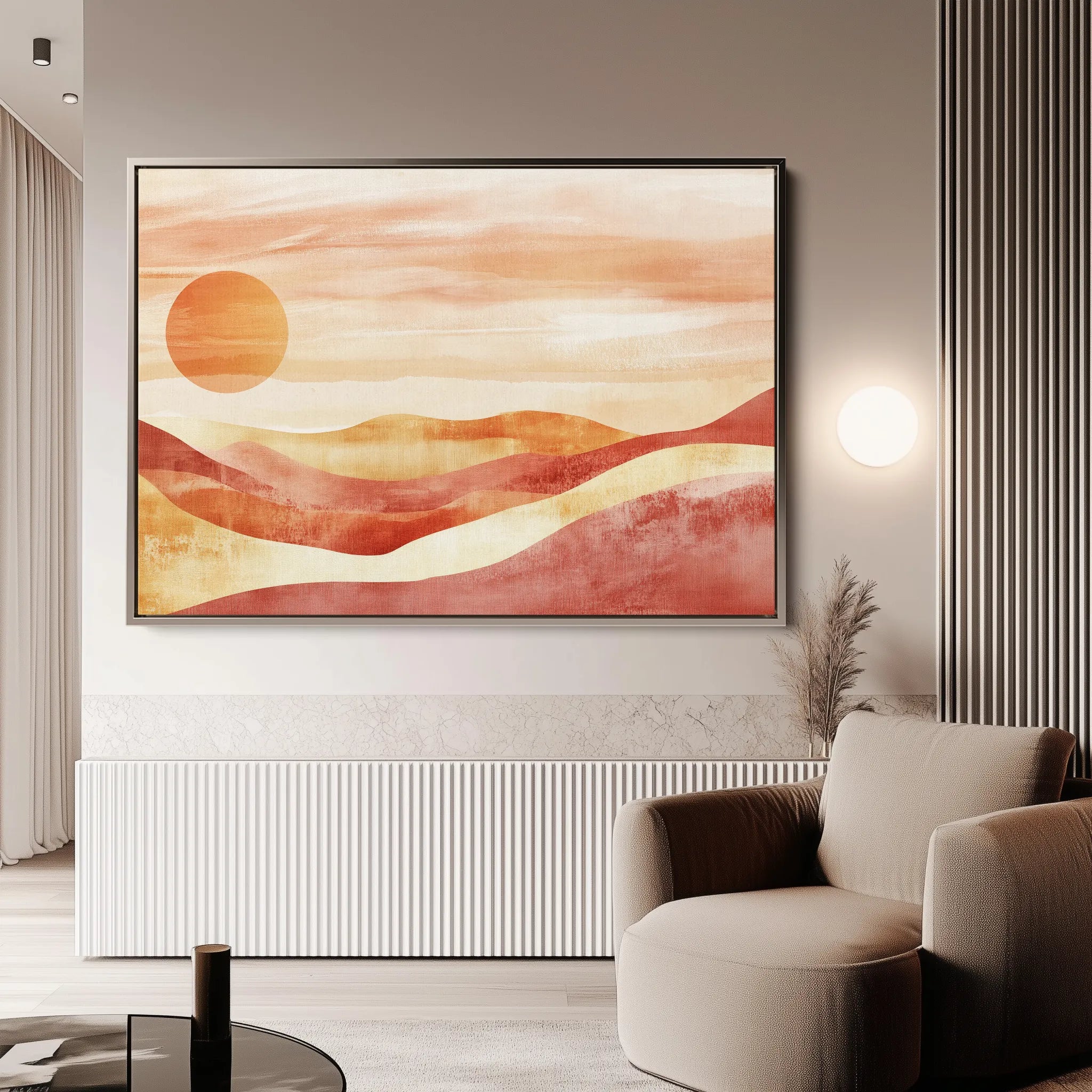 Boho Canvas Wall Art WAD183-BH 90 x 60 cm / Stretched on hidden frame