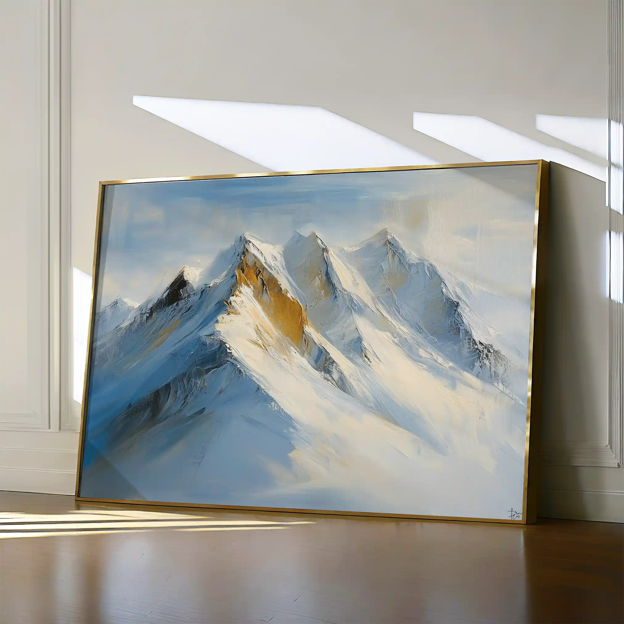 Landscape 183 Canvas Art 90 x 60 cm / Stretched on hidden frame