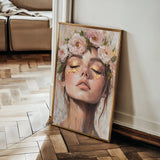 Portrait 183 Canvas Art 90 x 60 cm / Stretched on hidden frame