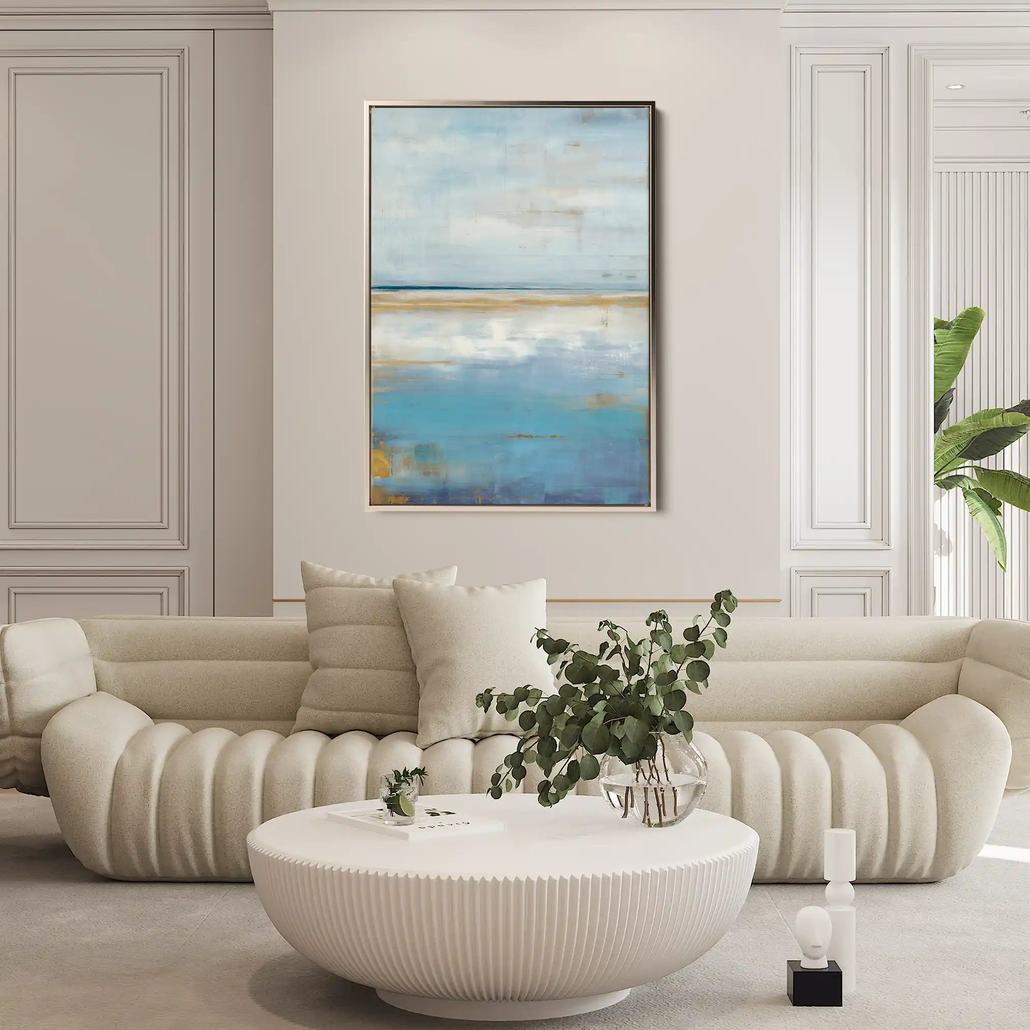 Abstract 1831 Canvas Art 60 x 40 cm / Stretched on hidden frame