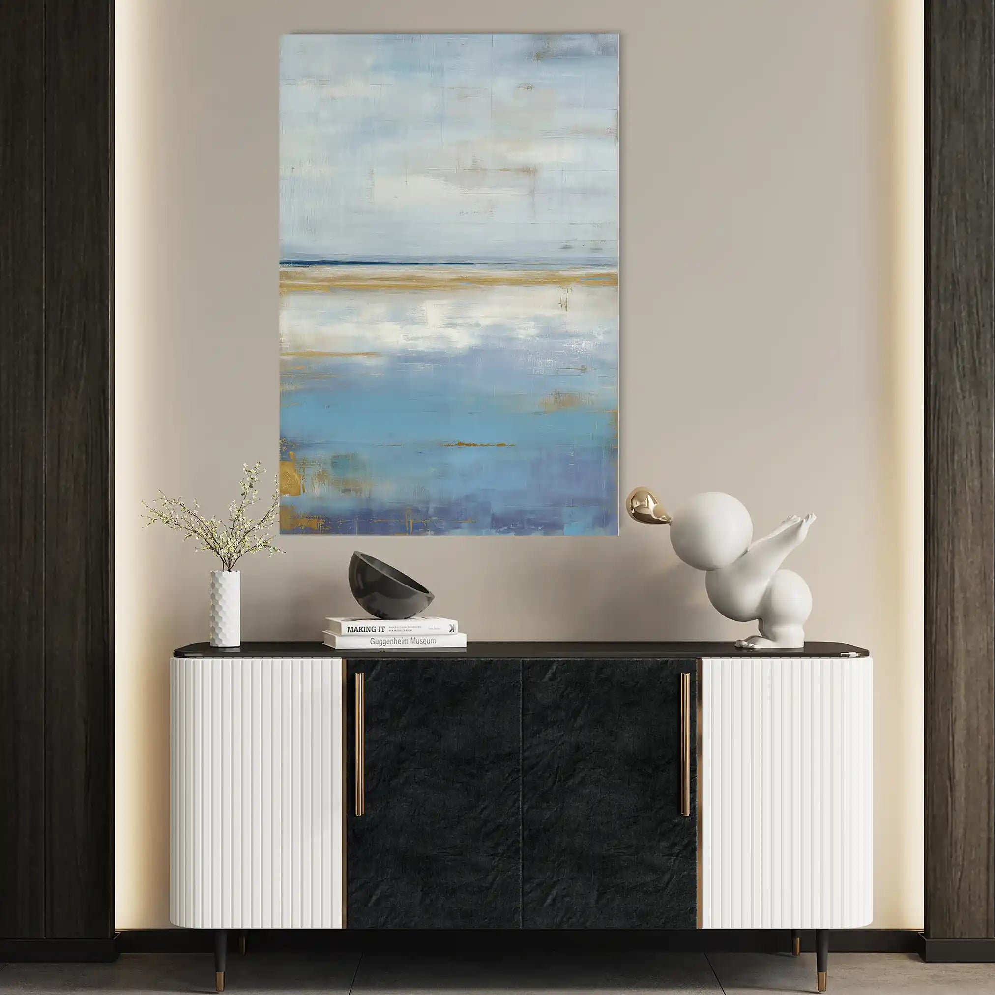 Abstract 1831 Canvas Art 60 x 40 cm / Stretched on hidden frame