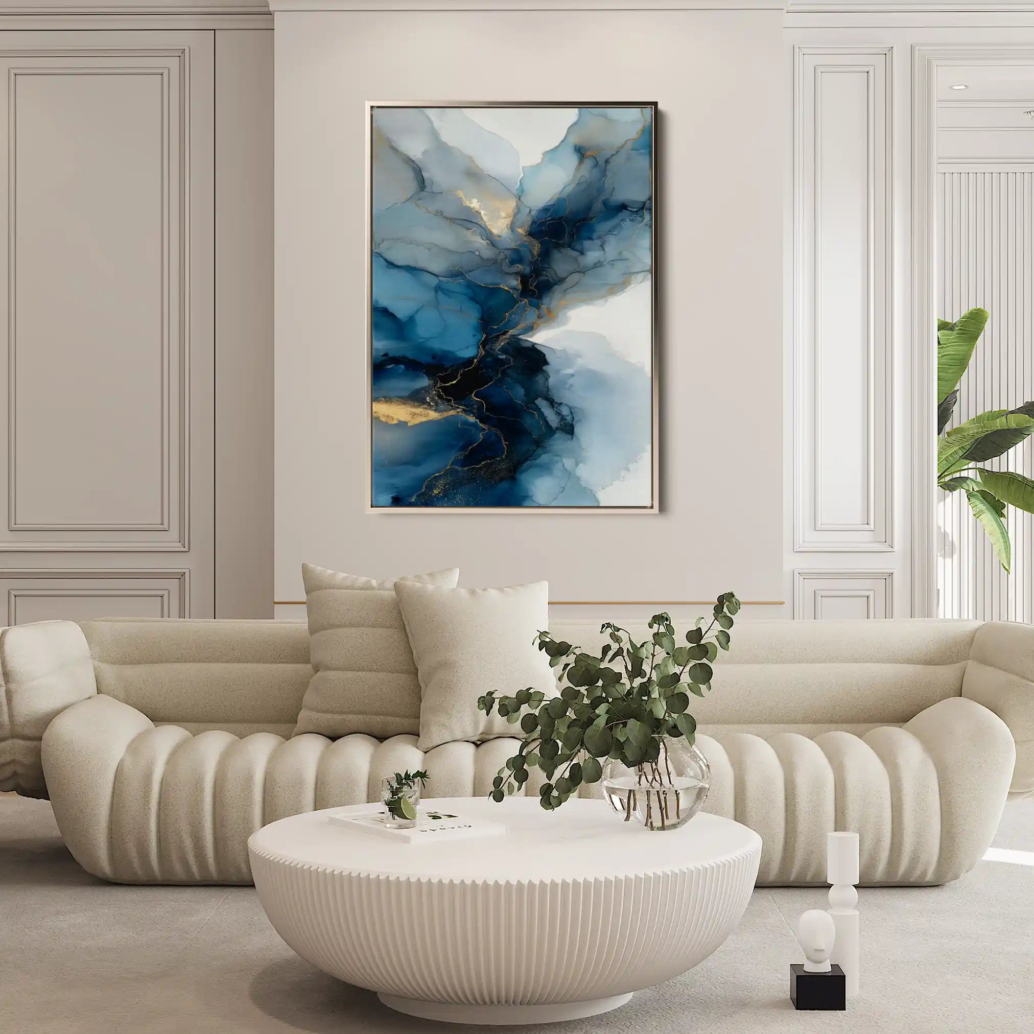 Abstract 1832 Canvas Art 60 x 40 cm / Stretched on hidden frame