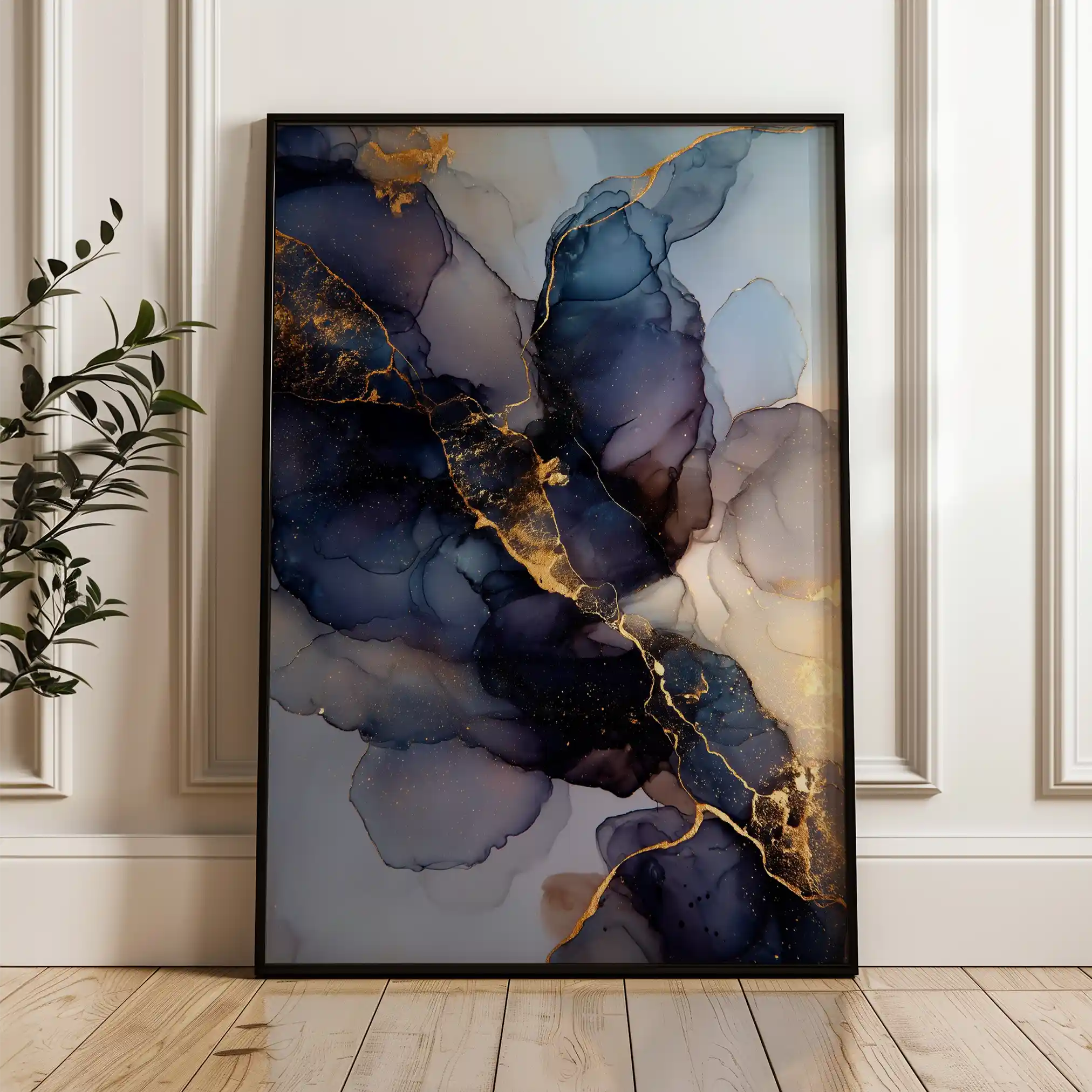 Abstract 1833 Canvas Art 60 x 40 cm / Stretched on hidden frame