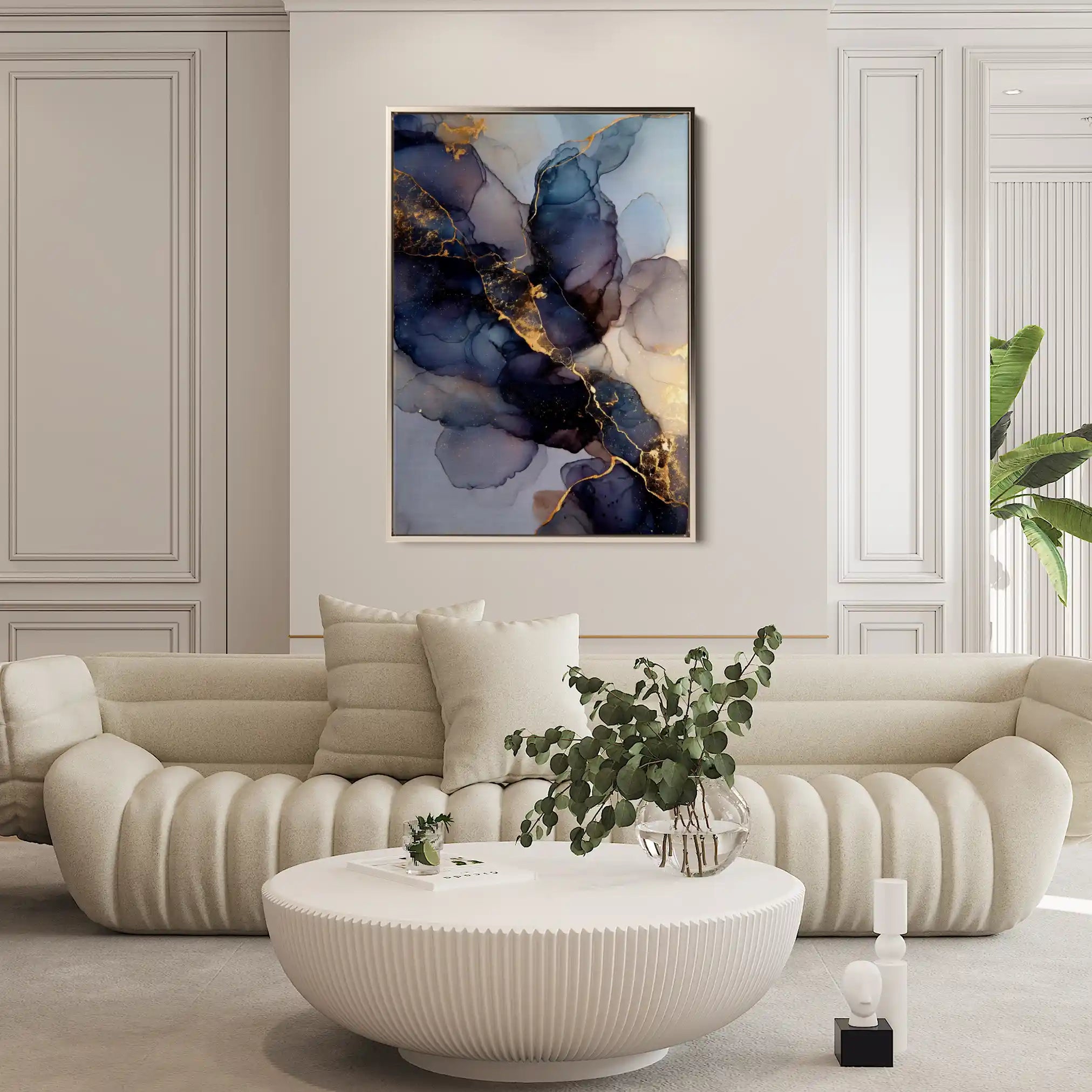 Abstract 1833 Canvas Art 60 x 40 cm / Stretched on hidden frame
