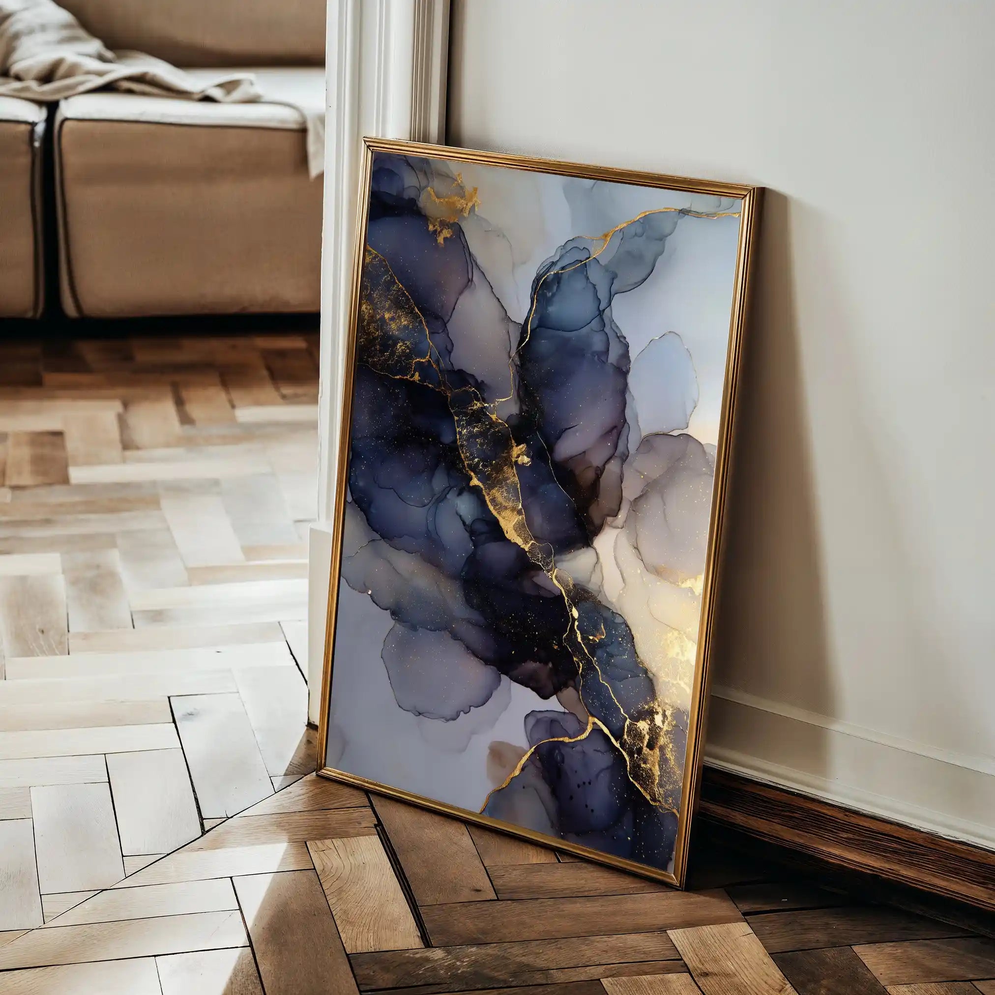 Abstract 1833 Canvas Art 60 x 40 cm / Stretched on hidden frame