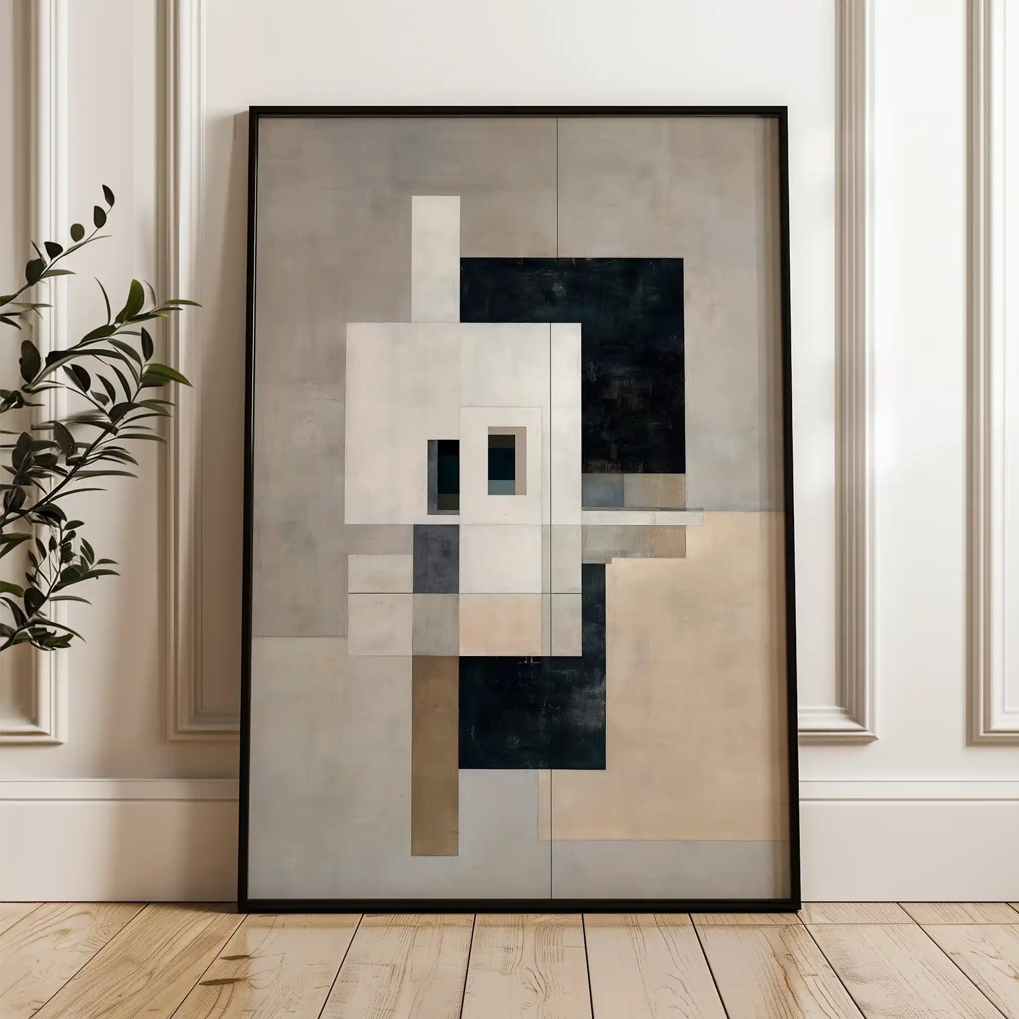 Abstract 1834 Canvas Art 60 x 40 cm / Stretched on hidden frame