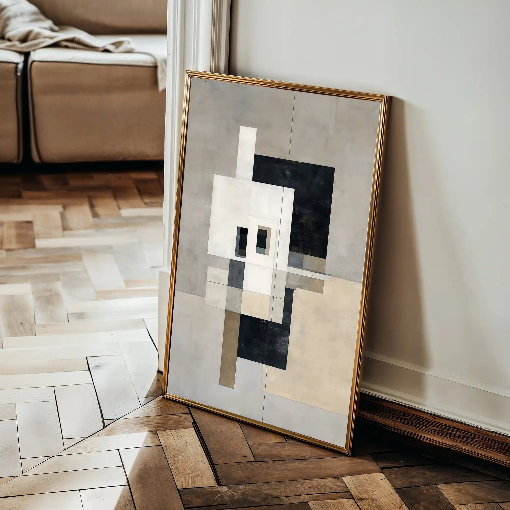 Abstract 1834 Canvas Art 60 x 40 cm / Stretched on hidden frame