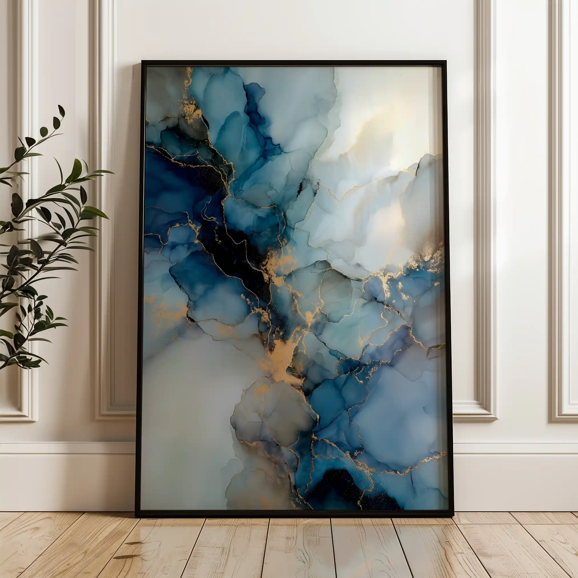 Abstract 1836 Canvas Art 60 x 40 cm / Stretched on hidden frame