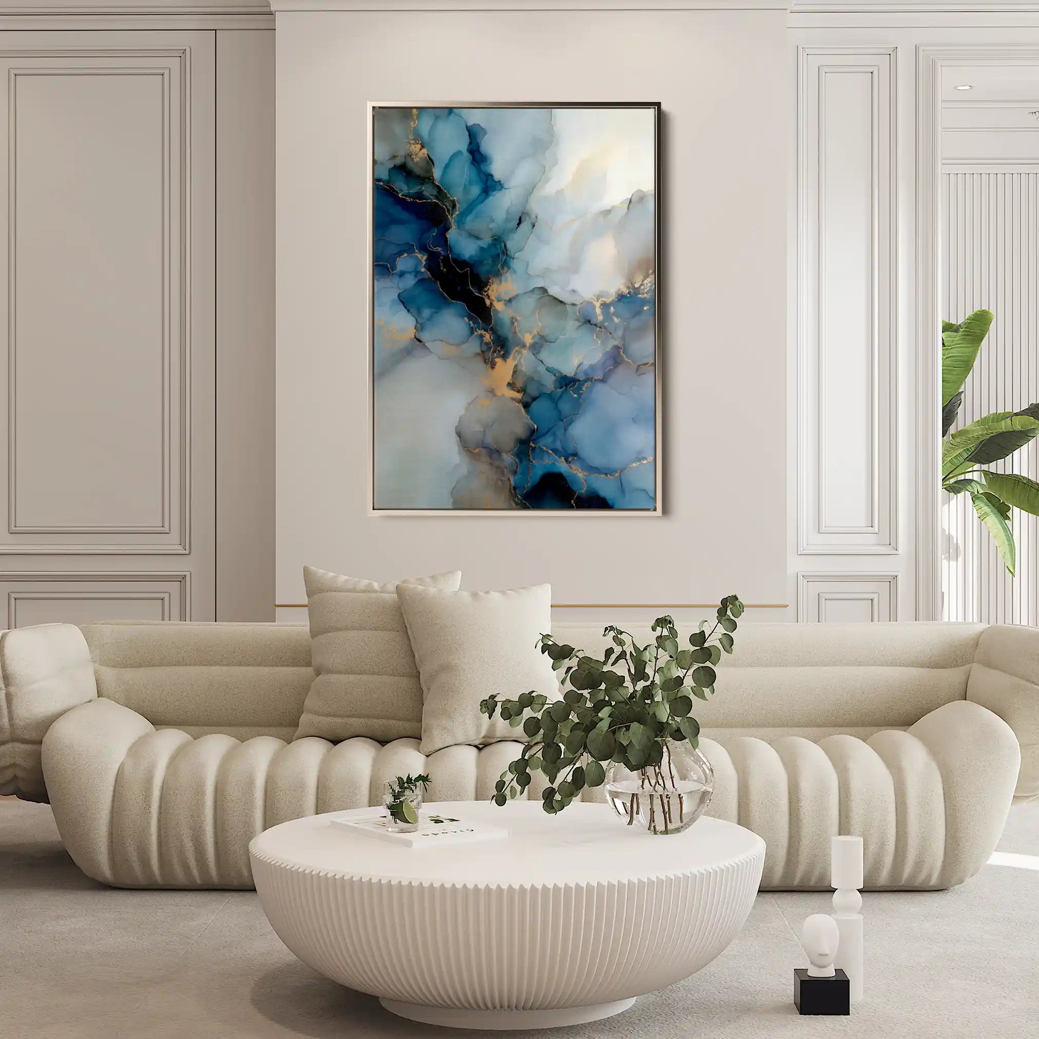 Abstract 1836 Canvas Art 60 x 40 cm / Stretched on hidden frame