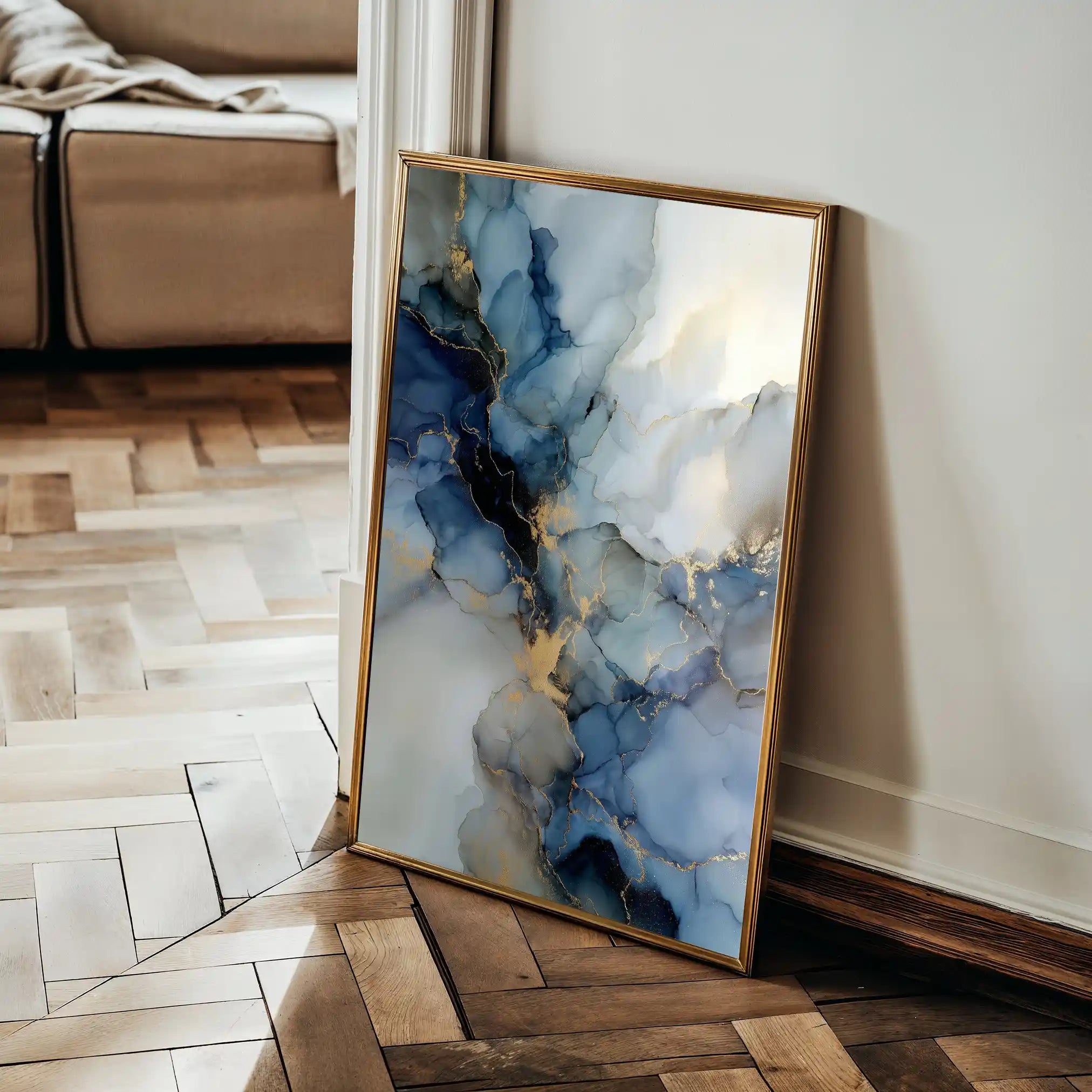 Abstract 1836 Canvas Art 60 x 40 cm / Stretched on hidden frame
