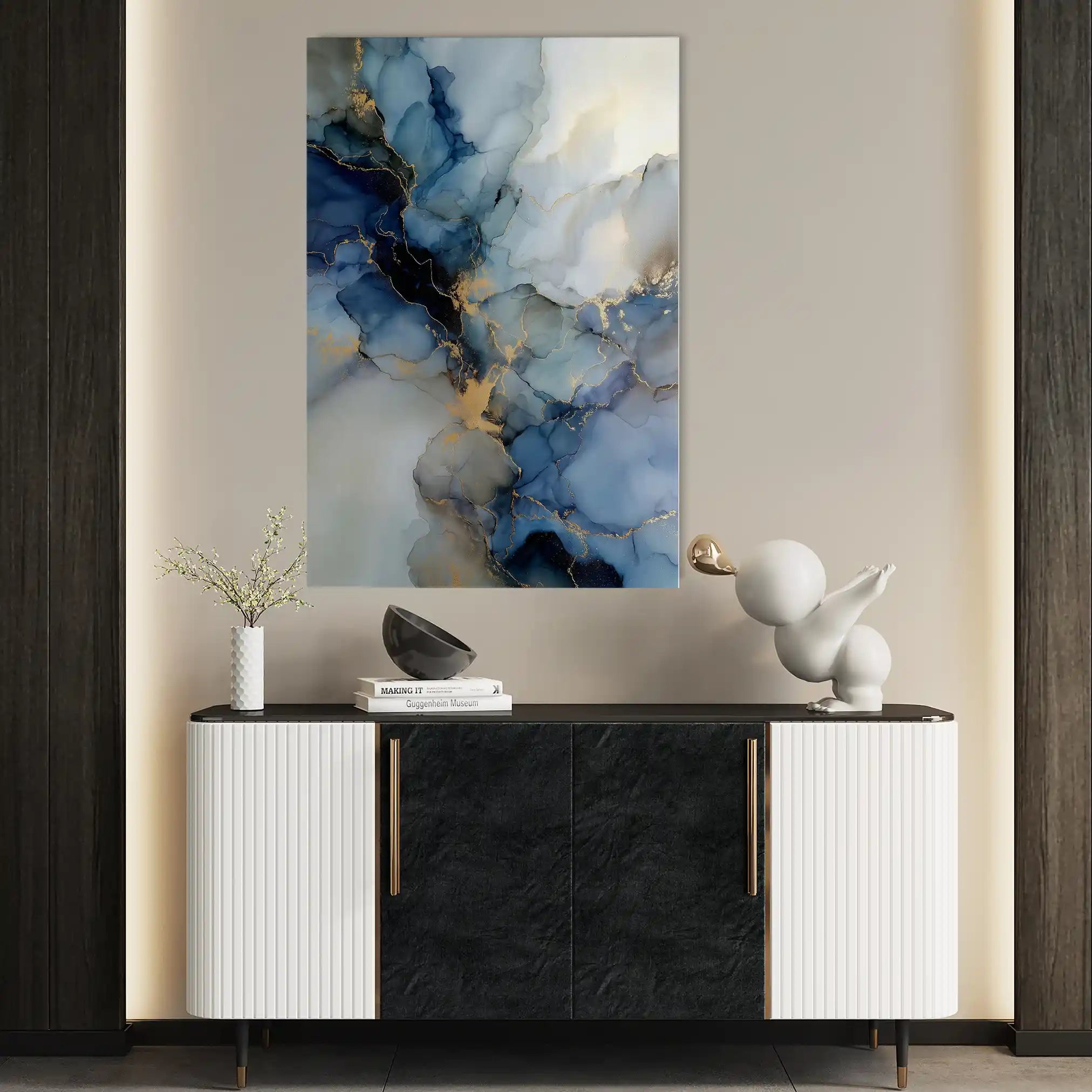 Abstract 1836 Canvas Art 60 x 40 cm / Stretched on hidden frame