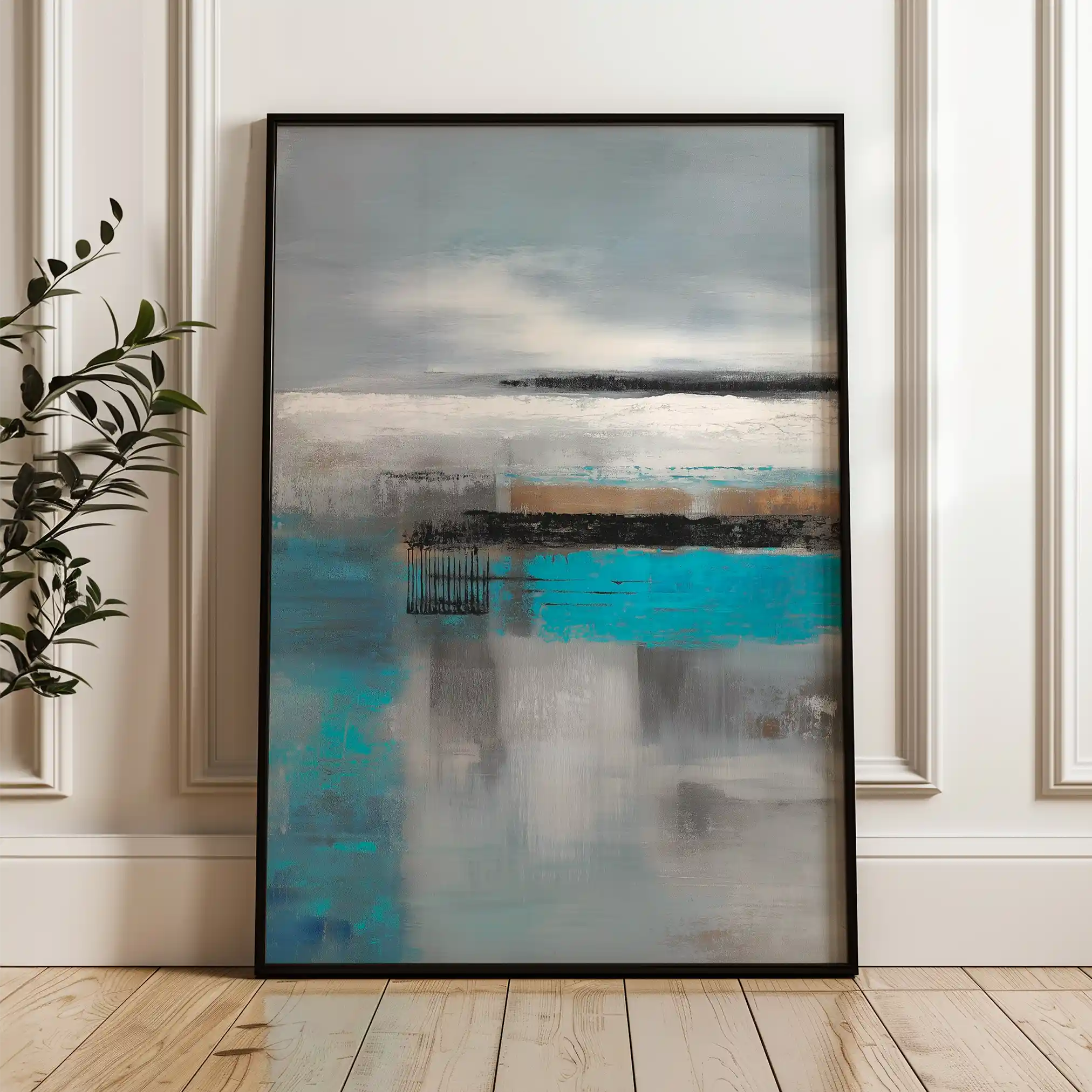 Abstract 1837 Canvas Art 60 x 40 cm / Stretched on hidden frame